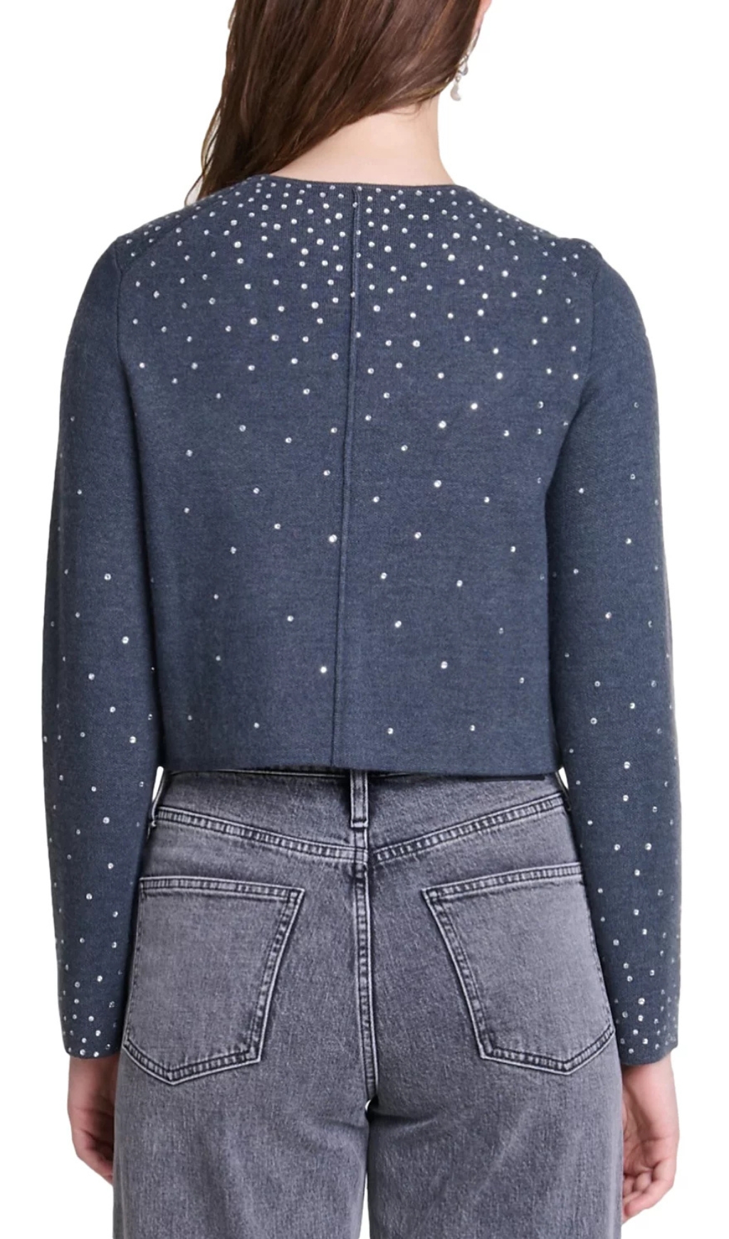 Fashionslee Women Mistrassa Rhinestone Cardigan