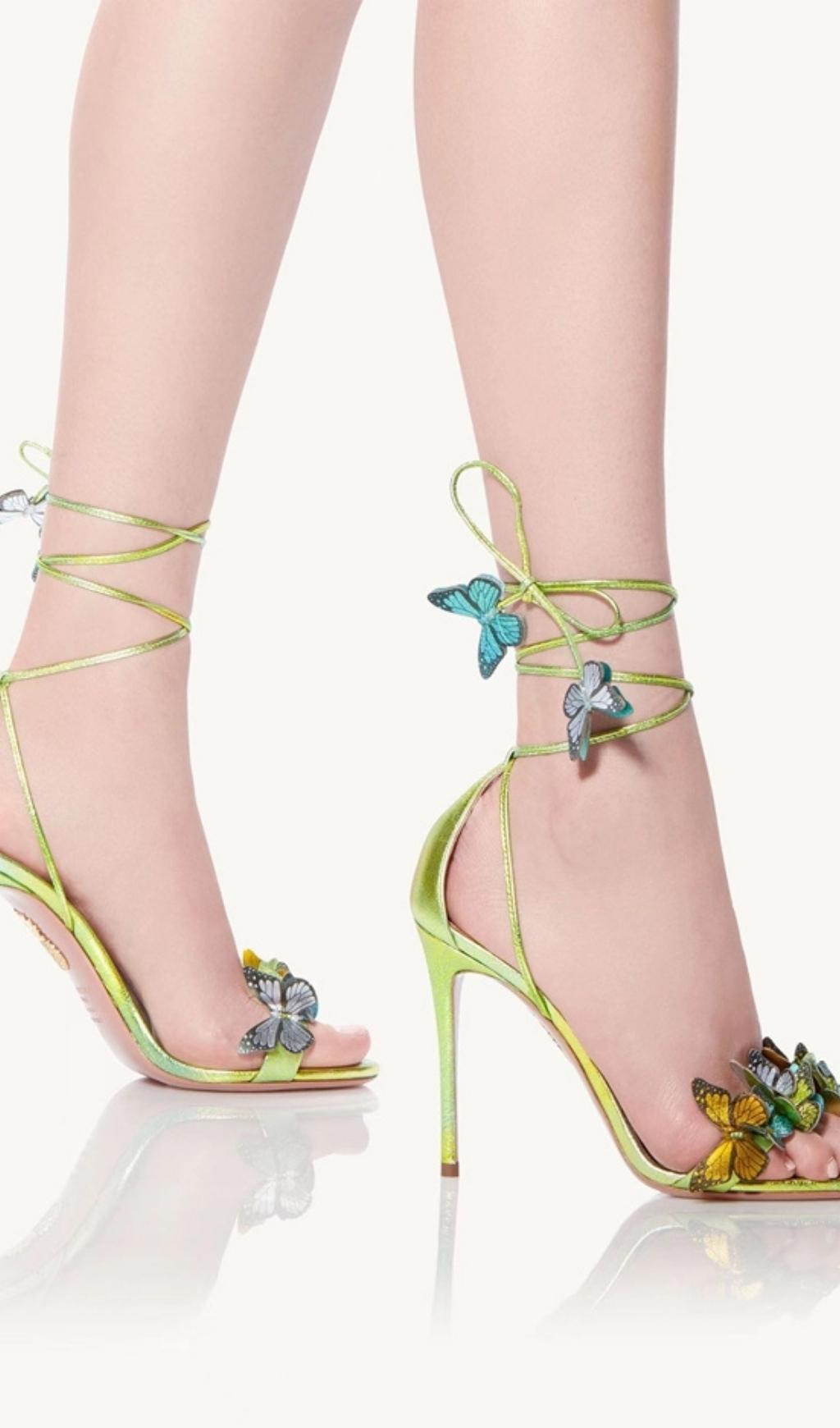 Fashionslee Women Butterfly Stiletto High Heels