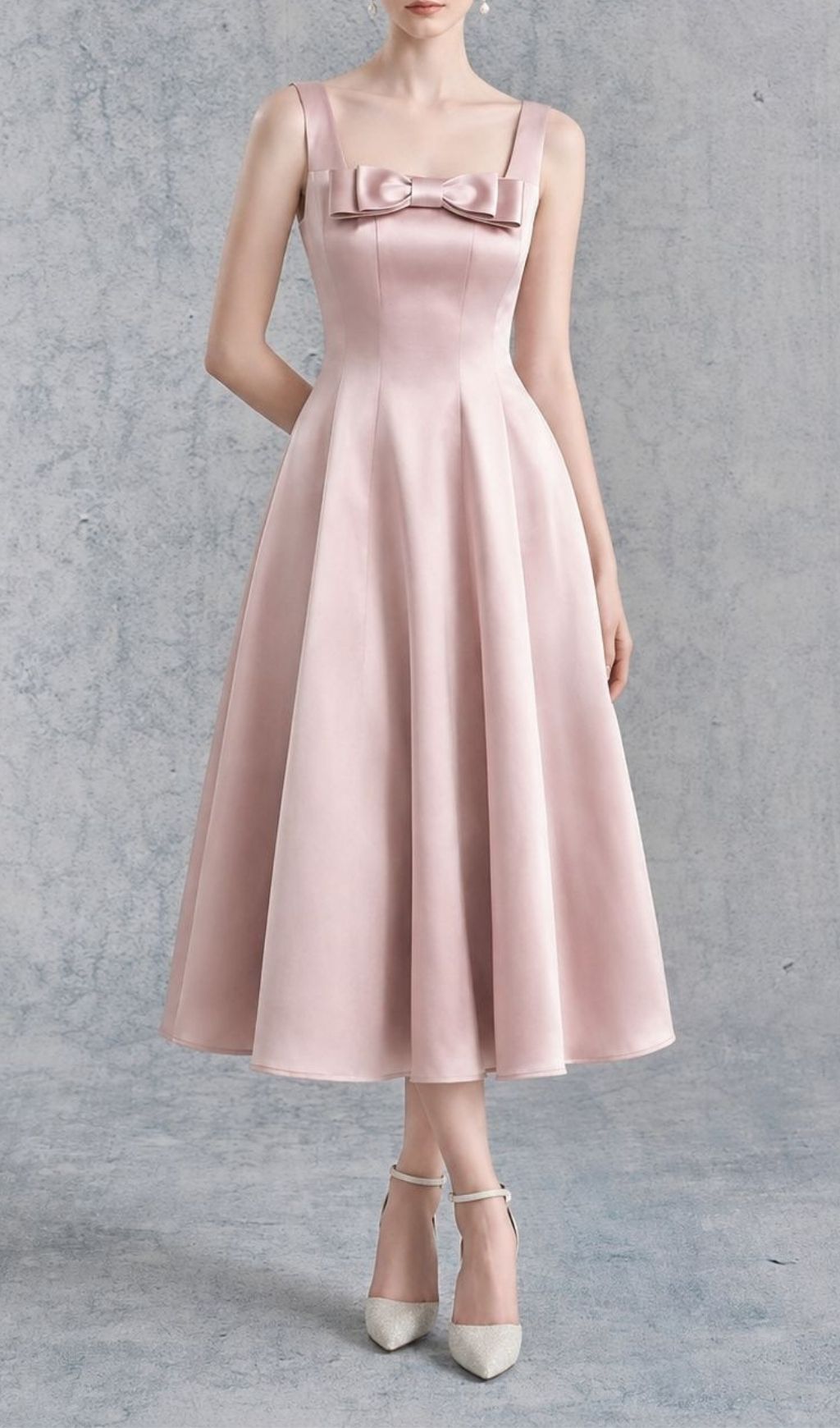 6bd2fb3b5faa28af35bf3329926a0e4a.jpg Fashionslee Women Larkin Strappy Bow Midi Dress