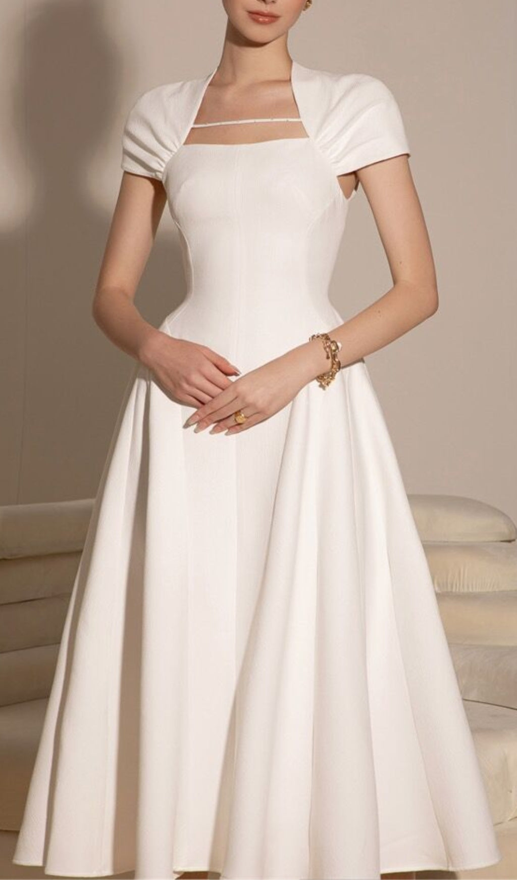 6c218a1db51d31a8db9c0739f2f7cd49.jpeg Fashionslee Women Alchemy White Midi Dress