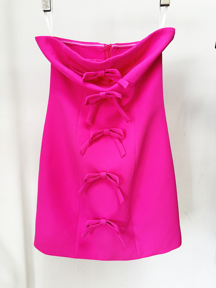 6fbaa48dee3c54a3aa76da25a6ba5d4a.jpeg Fashionslee Women Bette Pink Bow Mini Dress & Blazer