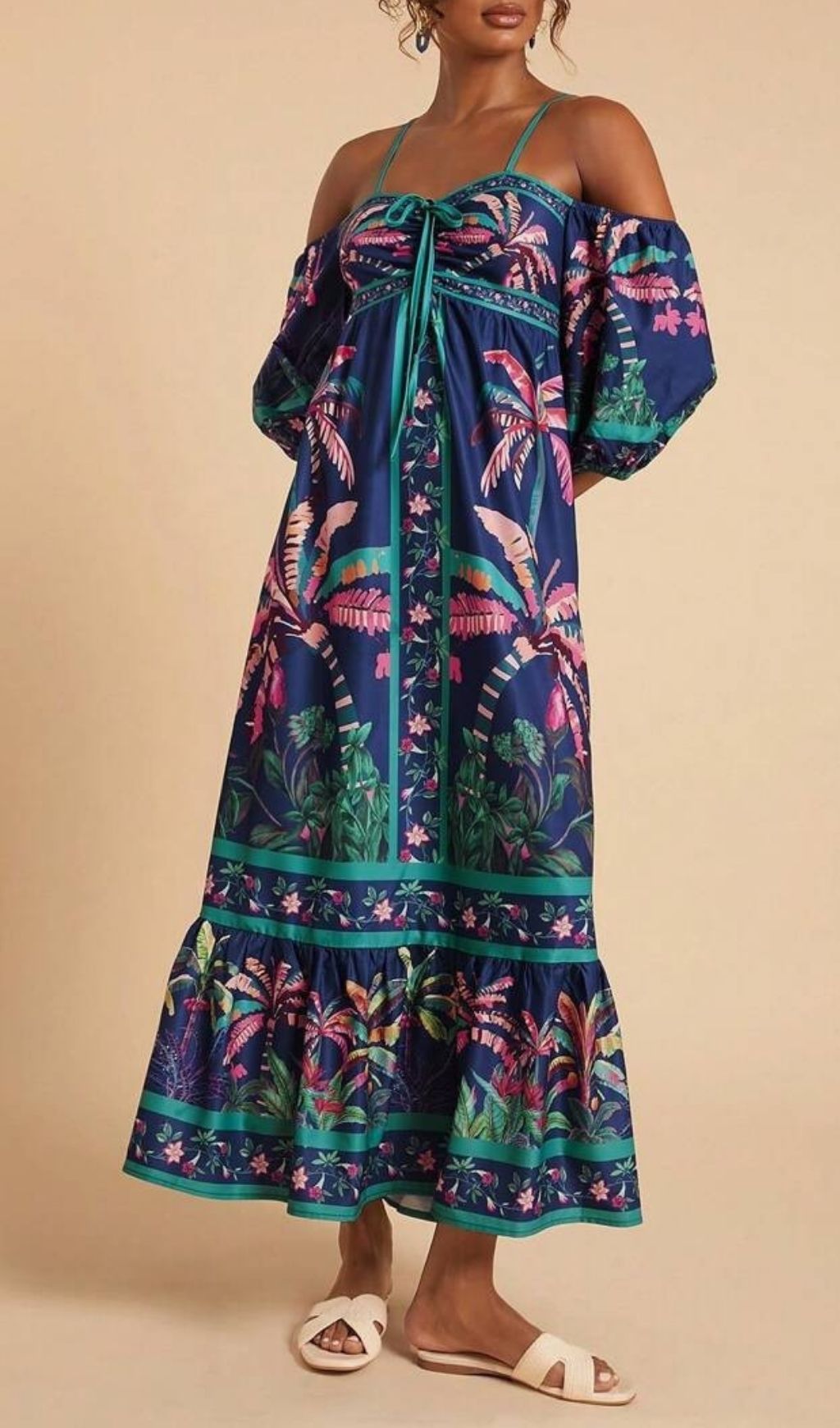 71830d014d6df920447d997e8838aa34.jpg Fashionslee Women Laksha Printed Maxi Dress