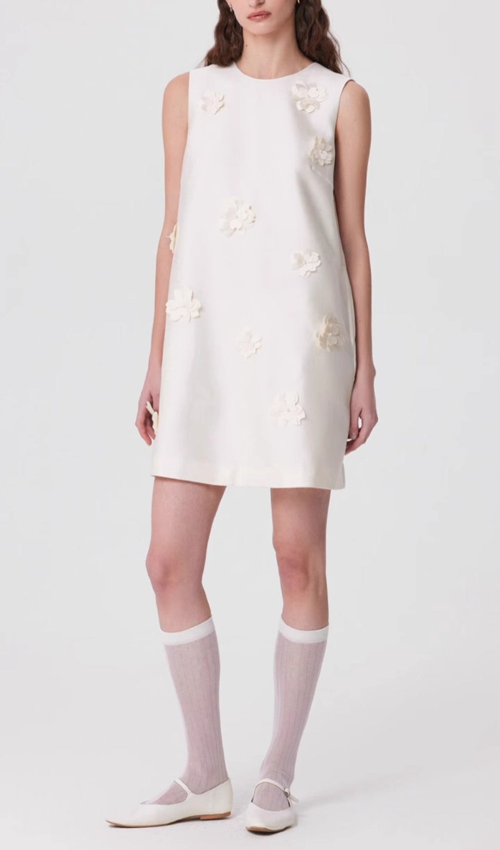 TRENDING FLORAL EMBELLISHED MINI DRESS - OWNCI TRENDING FLORAL EMBELLISHED MINI DRESS - OWNCI