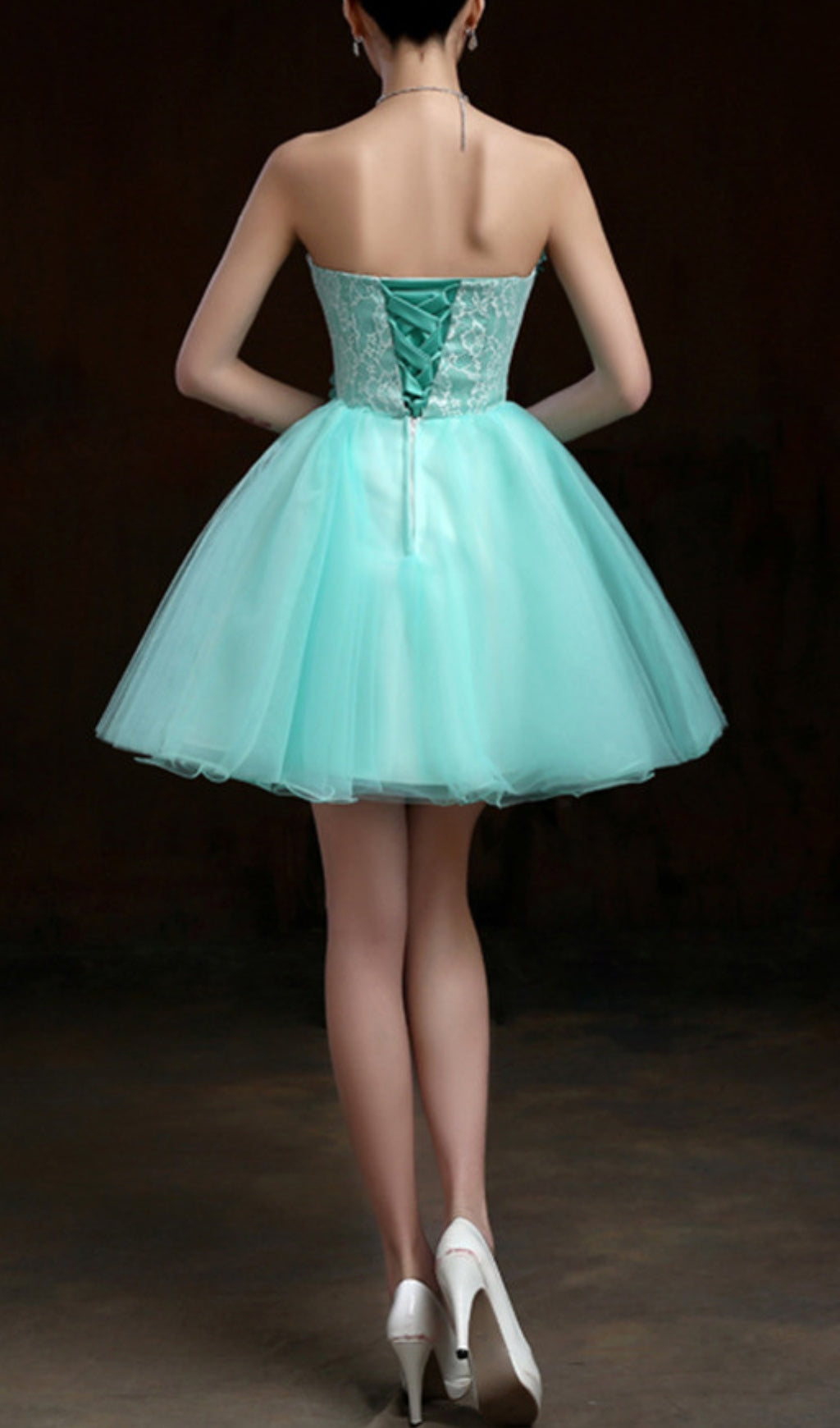 Fashionslee Women Aneira Corset Flower Mini Dress