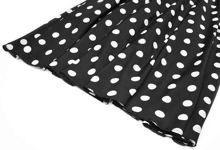 7ba924fa7d28dd211d0b1a978a05da93.jpeg Fashionslee Women Aminali Dot Midi Dress