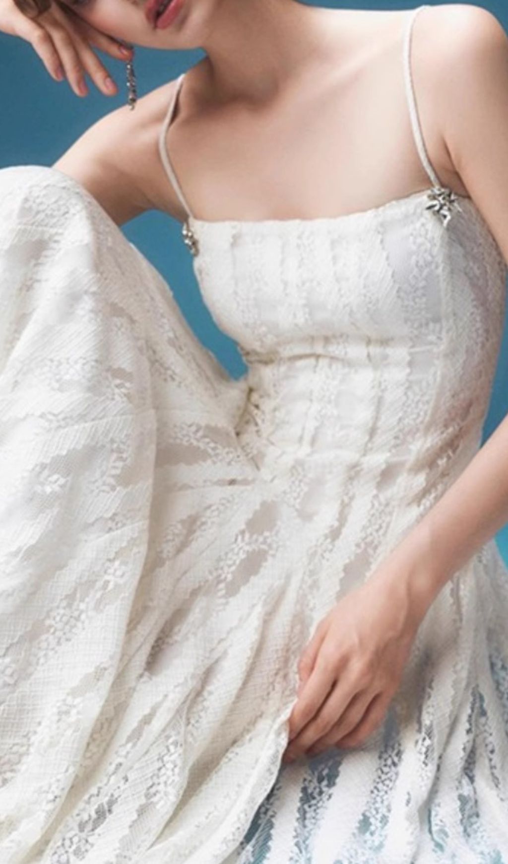 7fa04873cf37b4dde0eba5edff77ee11.jpg Fashionslee Women Jnyah Strappy Lace Maxi Dress