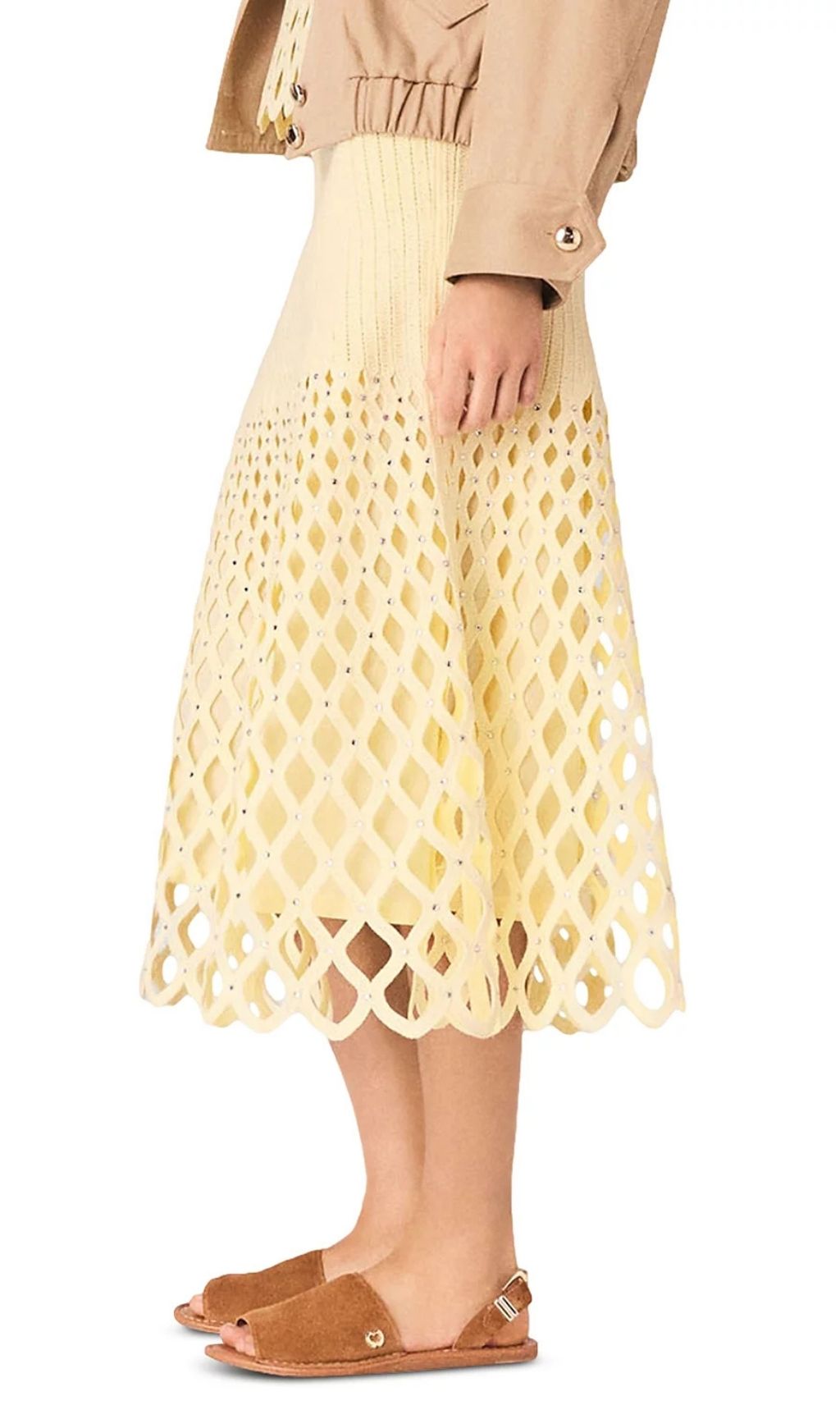 CROCHET MIDI SKIRT FOR BEACH VACATION - OWNCI CROCHET MIDI SKIRT FOR BEACH VACATION - OWNCI