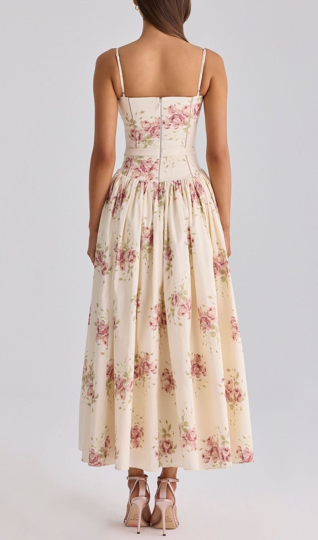 Fashionslee Women Laria Strappy Floral Maxi Dress