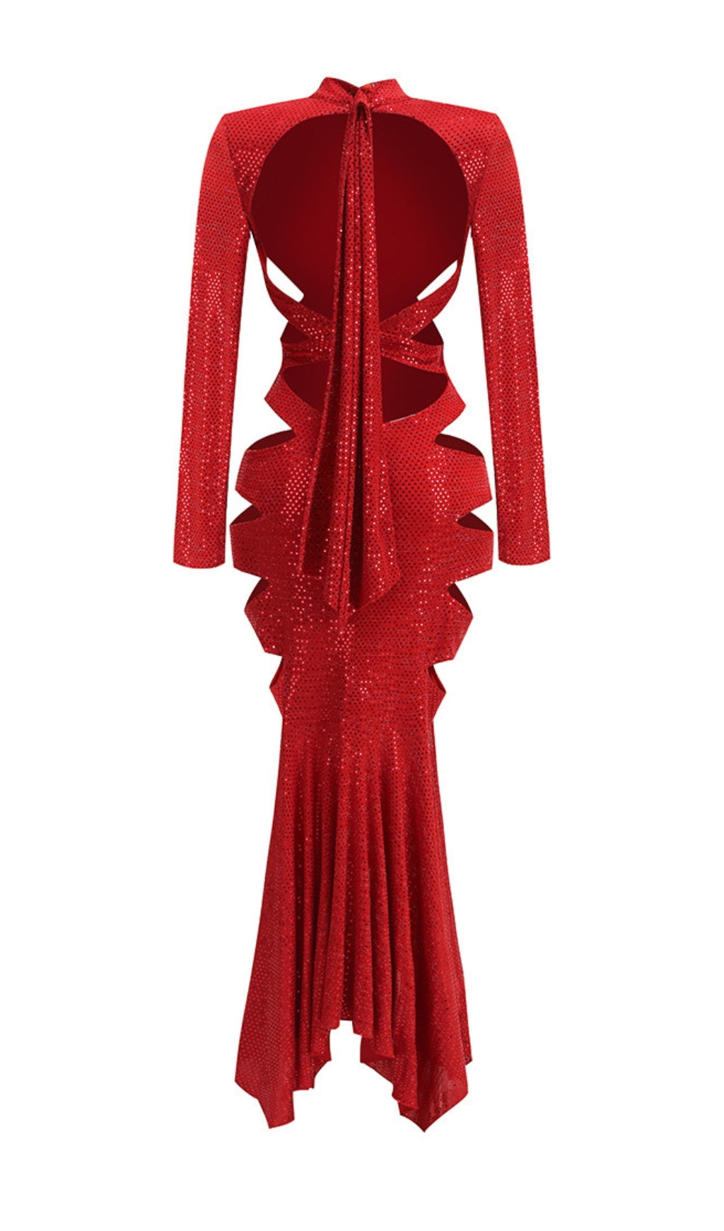 SEQUIN VIRAL CUT-OUT MAXI DRESS - OWNCI SEQUIN VIRAL CUT-OUT MAXI DRESS - OWNCI