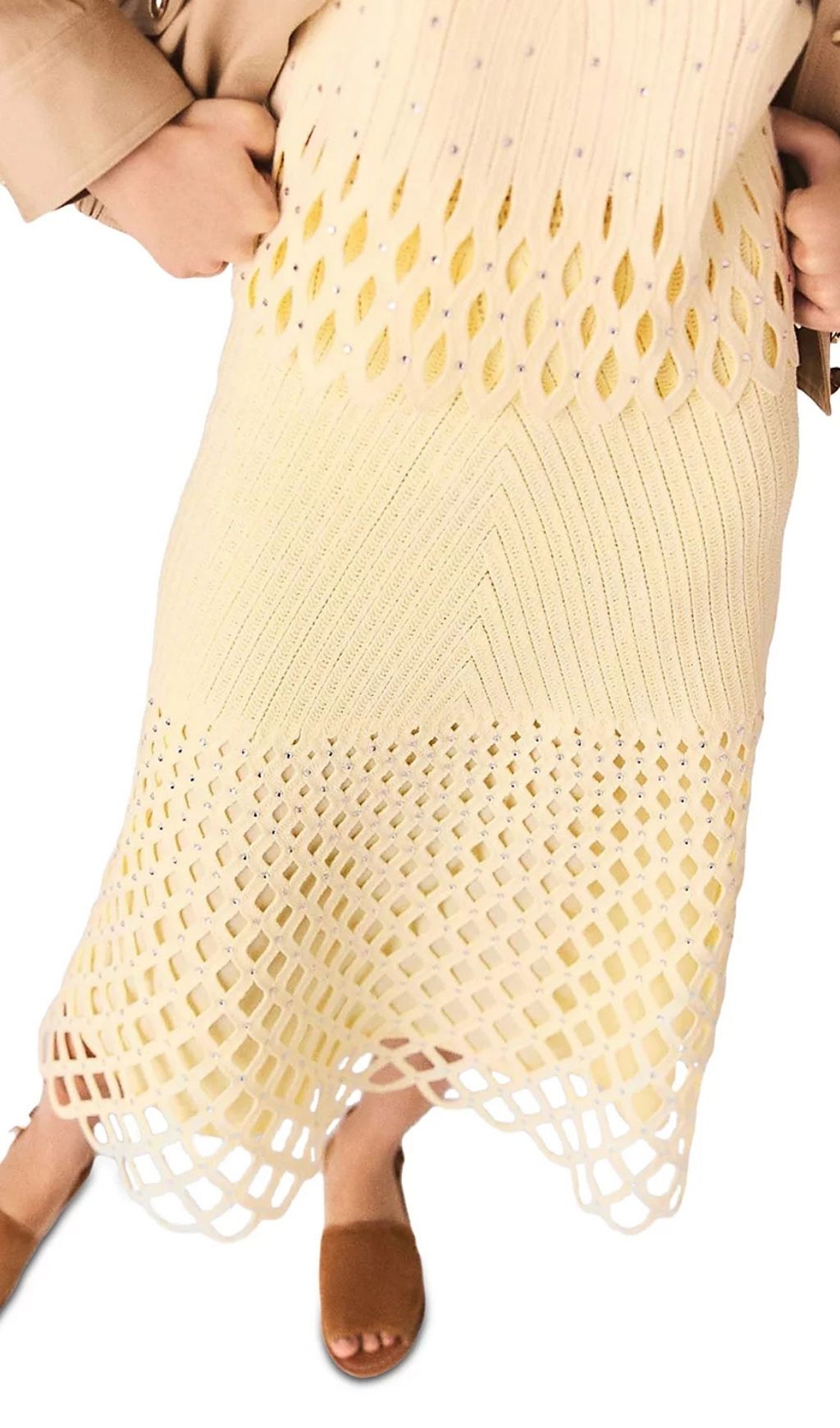 CROCHET MIDI SKIRT FOR BEACH VACATION - OWNCI CROCHET MIDI SKIRT FOR BEACH VACATION - OWNCI