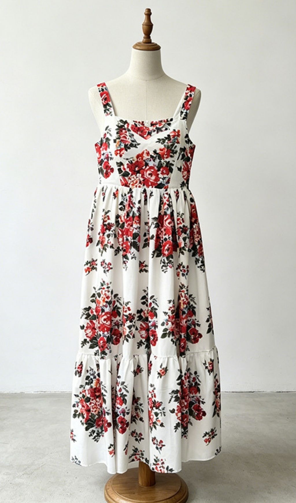 859575c863760fab4d45454f0019f3fd.jpg Fashionslee Women Latif Strappy Floral Midi Dress