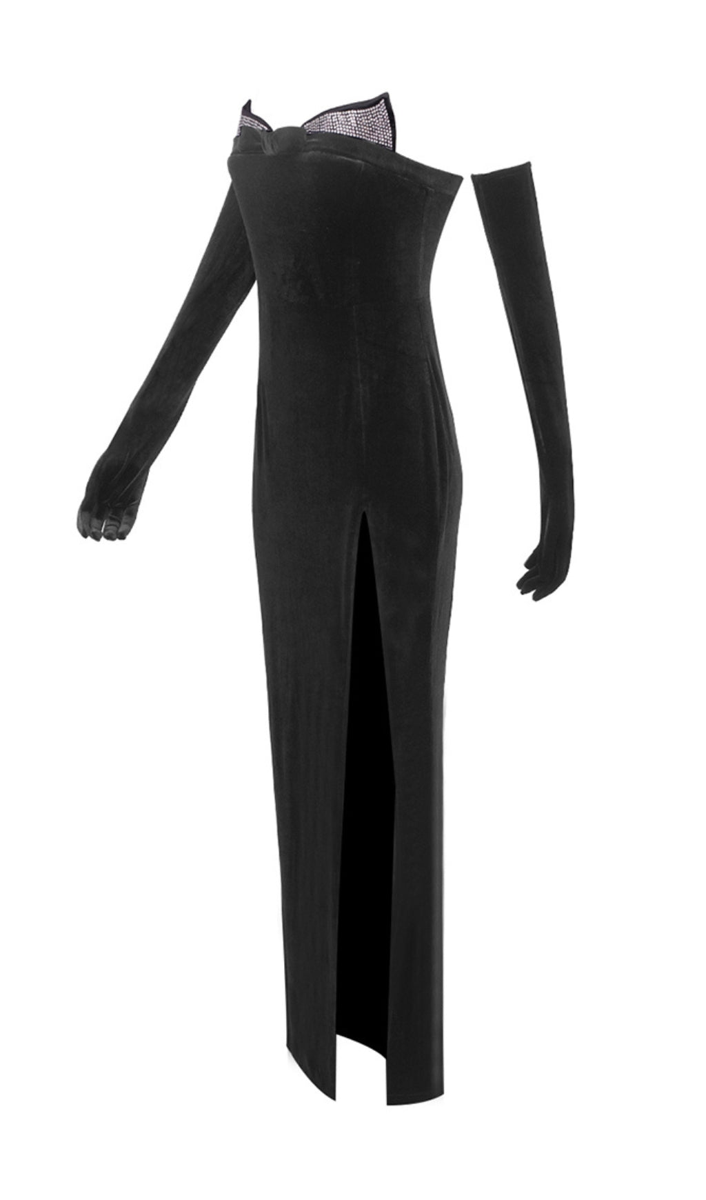 85ea98e02d7315bf97800b439126a728.jpeg Fashionslee Women Alkas Black Diamond Maxi Dress