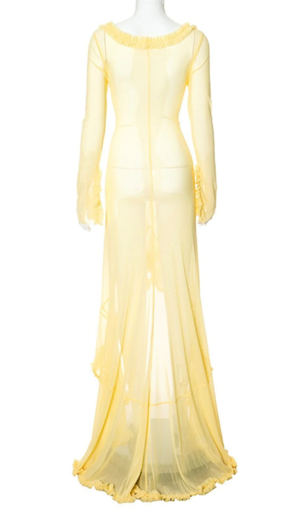 SHEER CUTOUT RUCHED DRESS | VIRAL AESTHETIC - OWNCI SHEER CUTOUT RUCHED DRESS | VIRAL AESTHETIC - OWNCI