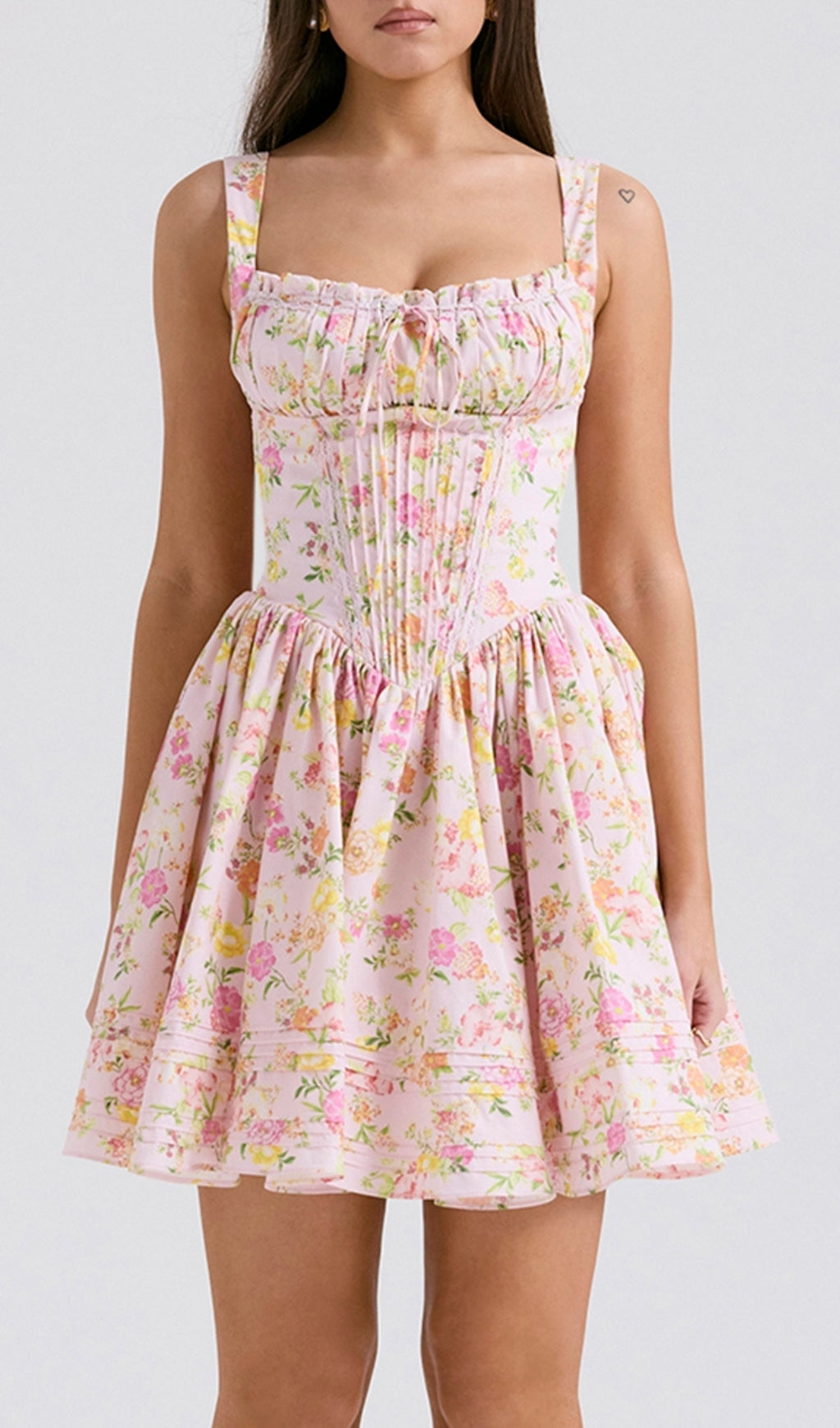Fashionslee Women Attlee Floral Printed Mini Dress