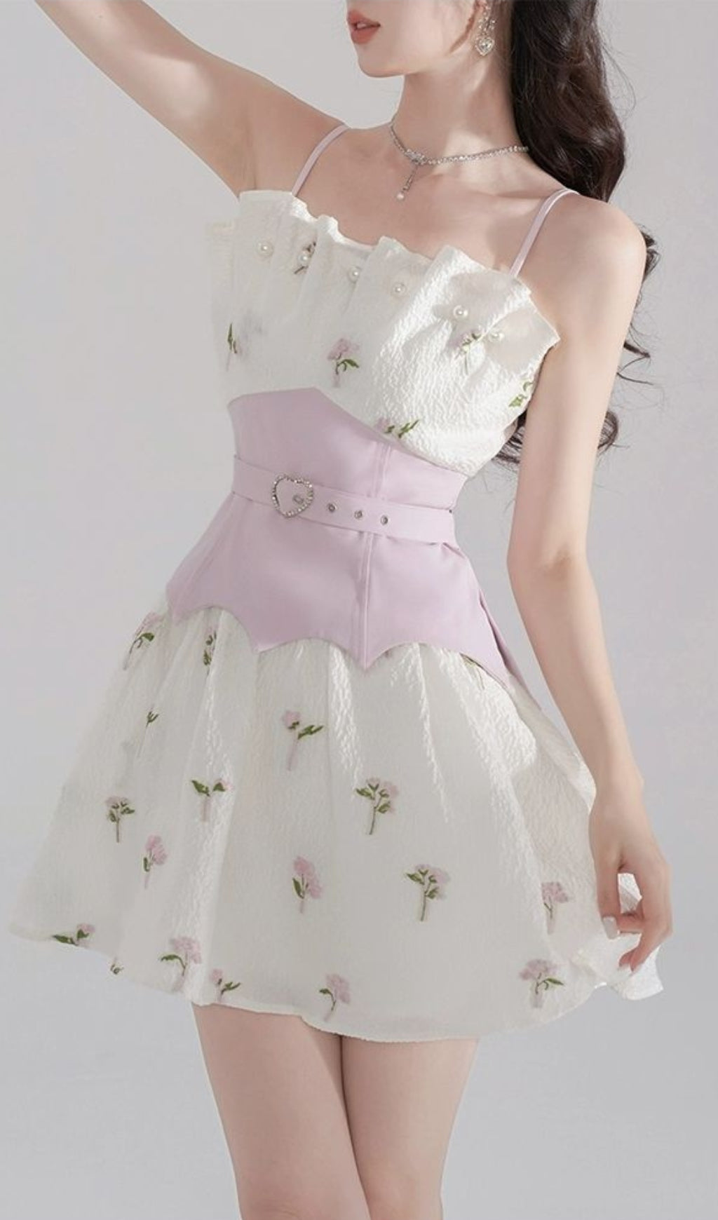 8eaec0d47cde59278b8760236eae5eb2.jpeg Fashionslee Women Aalilyanna Embroidered Jacquard Mini Dress