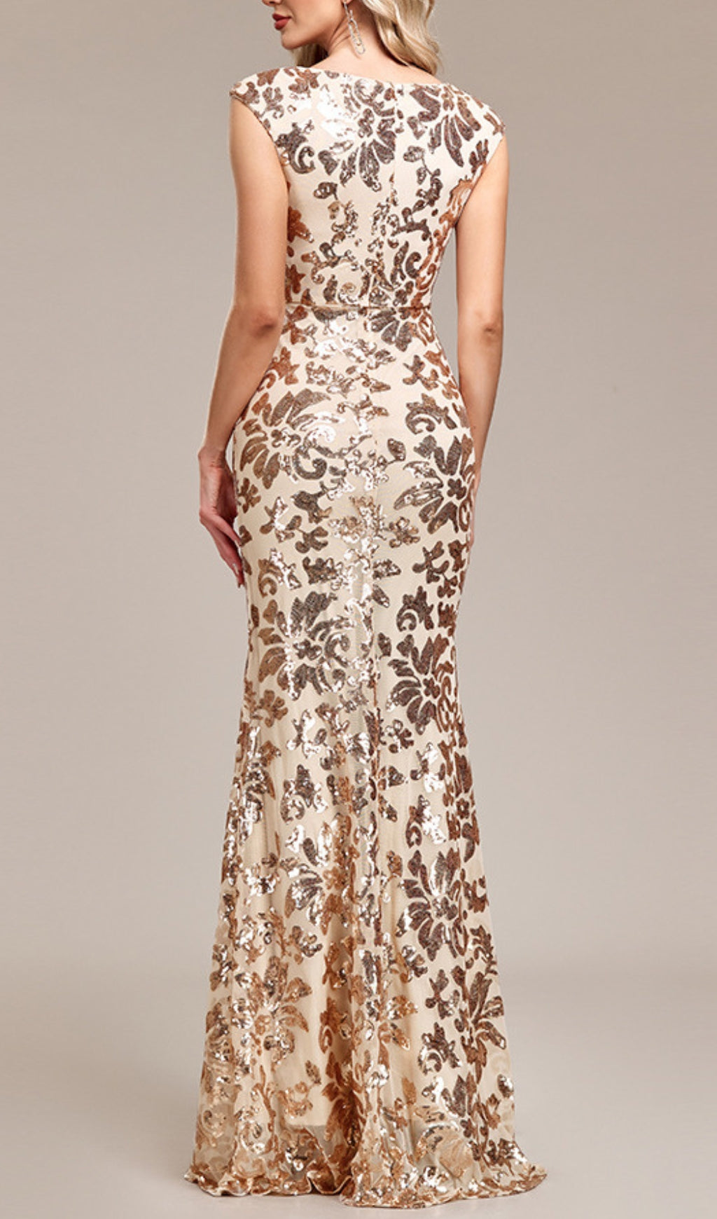 Fashionslee Women Arzilla Sequin Gown