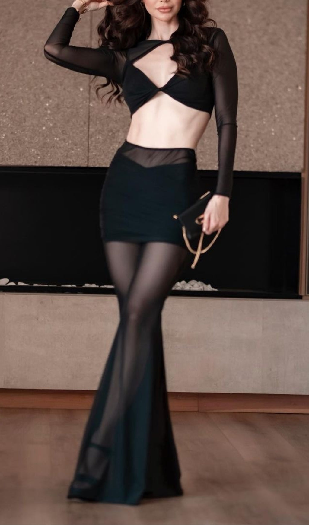 9402883d53fa6dcf698b36ec99980a89.jpeg Fashionslee Women Aethwy Black Draped Two Piece Jumpsuit