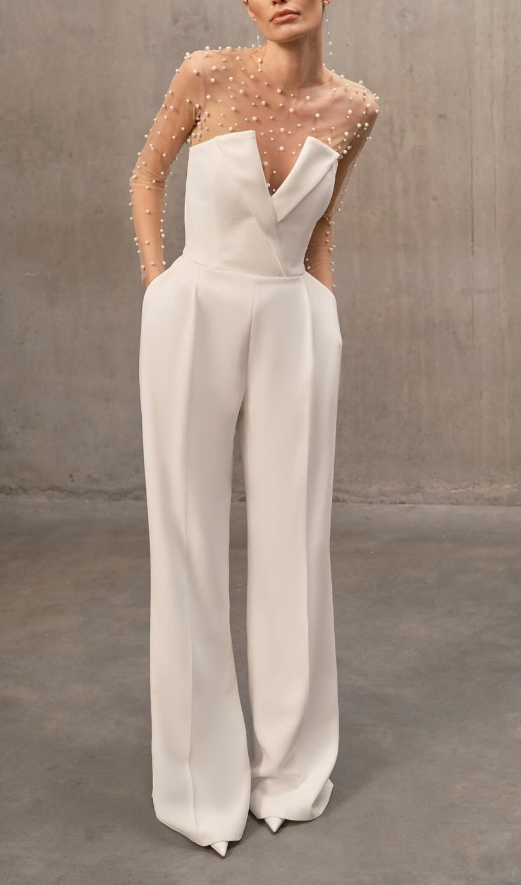 Fashionslee Women Anicca Pearl Bodysuit And Jumpsuit