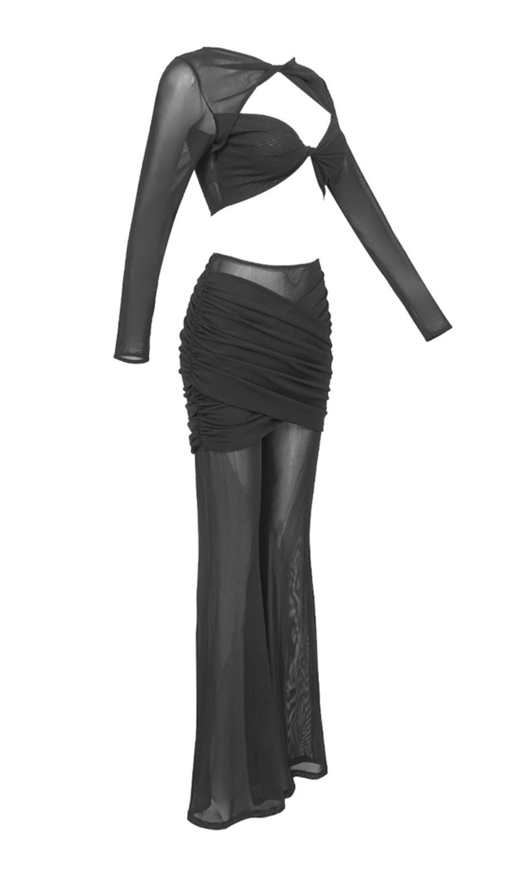 976759253960e14e3563e77790bc1a7c.jpeg Fashionslee Women Aethwy Black Draped Two Piece Jumpsuit