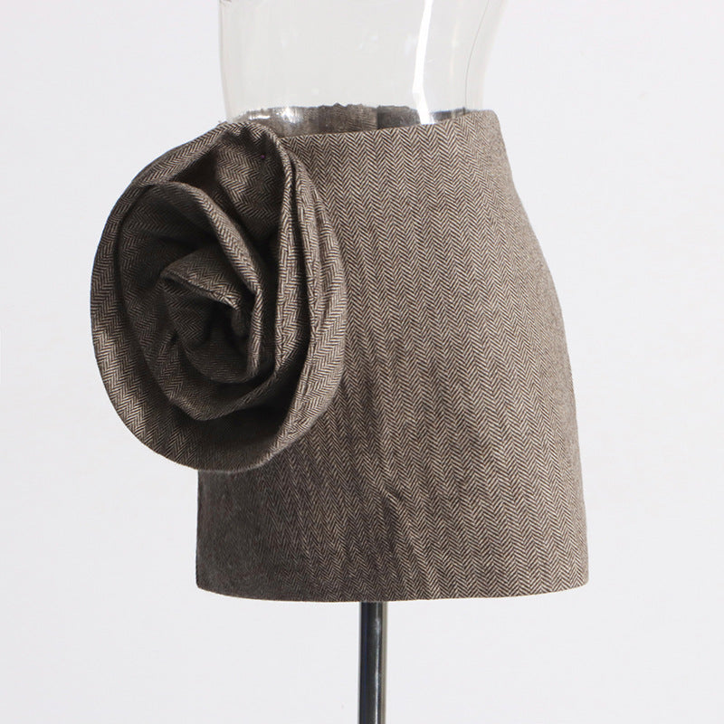 98c730d4cfea258b51c907863d29d1d3.jpeg Fashionslee Women Andarta 3D Flower Mini Skirt