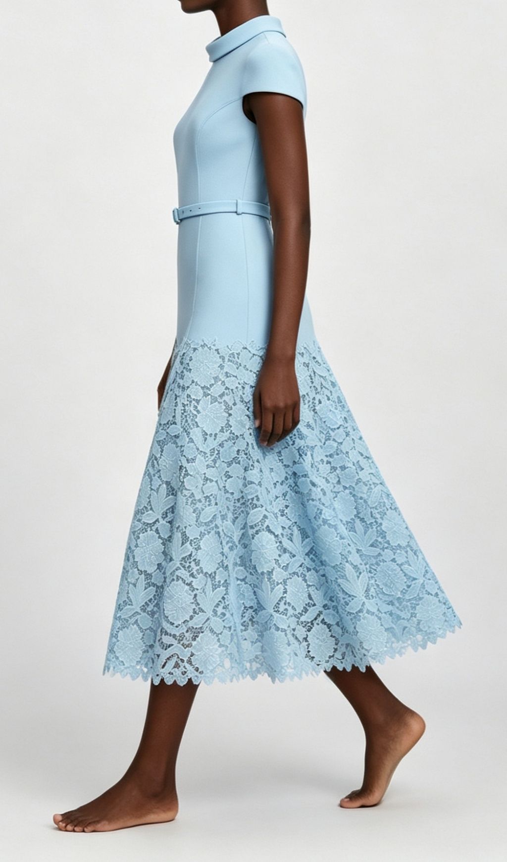 9ad3f5d457fc12c02f421601129b06dc.jpg Fashionslee Women Laxmi Blue Lace Midi Dress