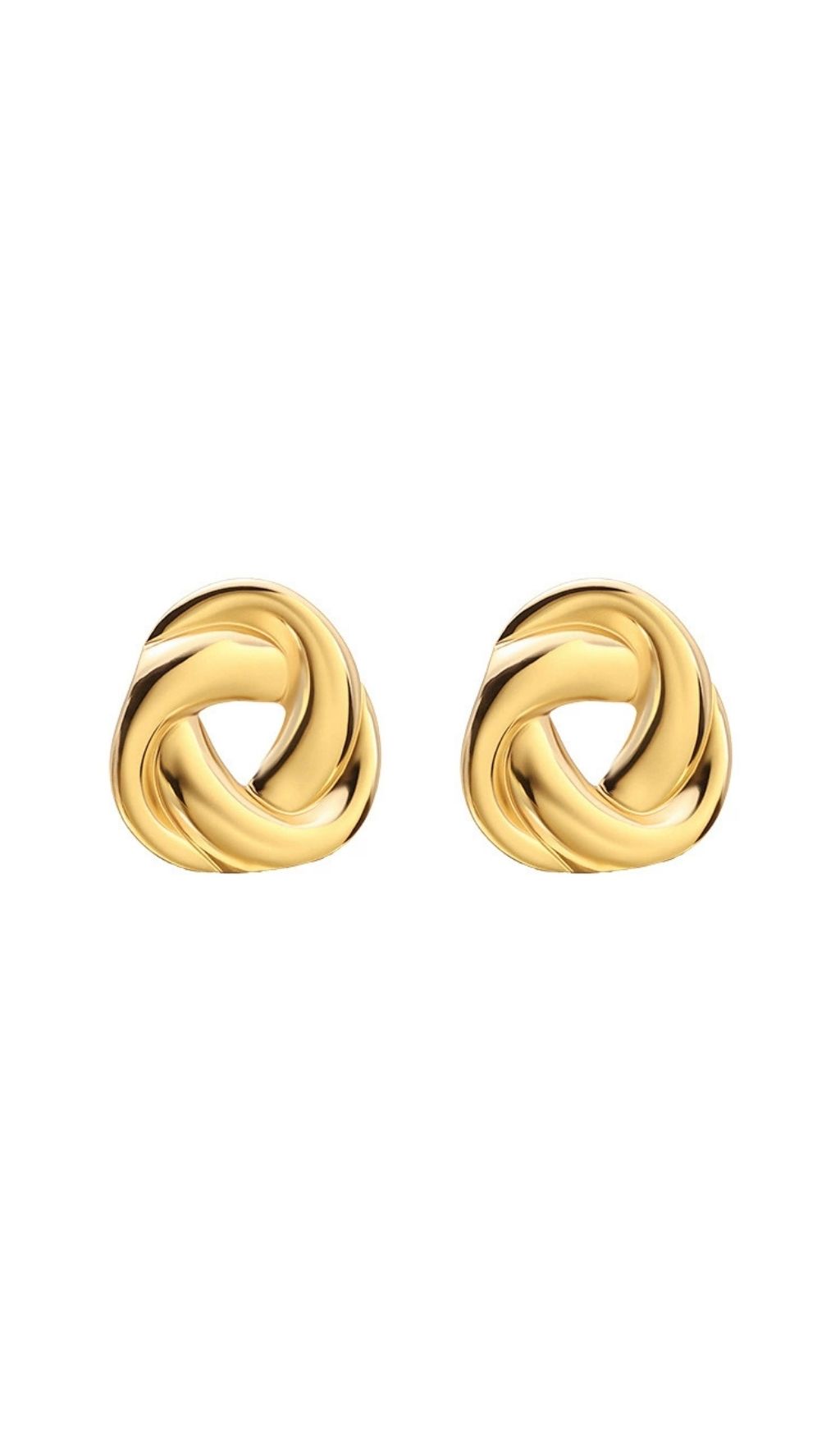 9eaa0216a1a5209a5b5619c5307f9ec3.jpg Fashionslee Women Small Knot Earrings