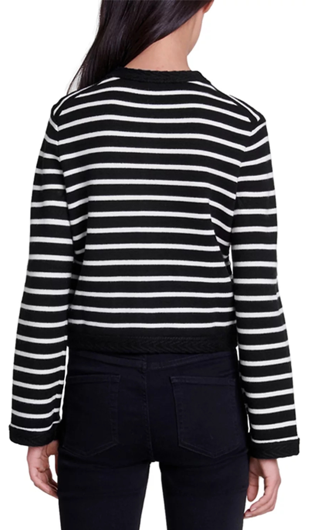 Fashionslee Women Maracasse Striped Cardigan