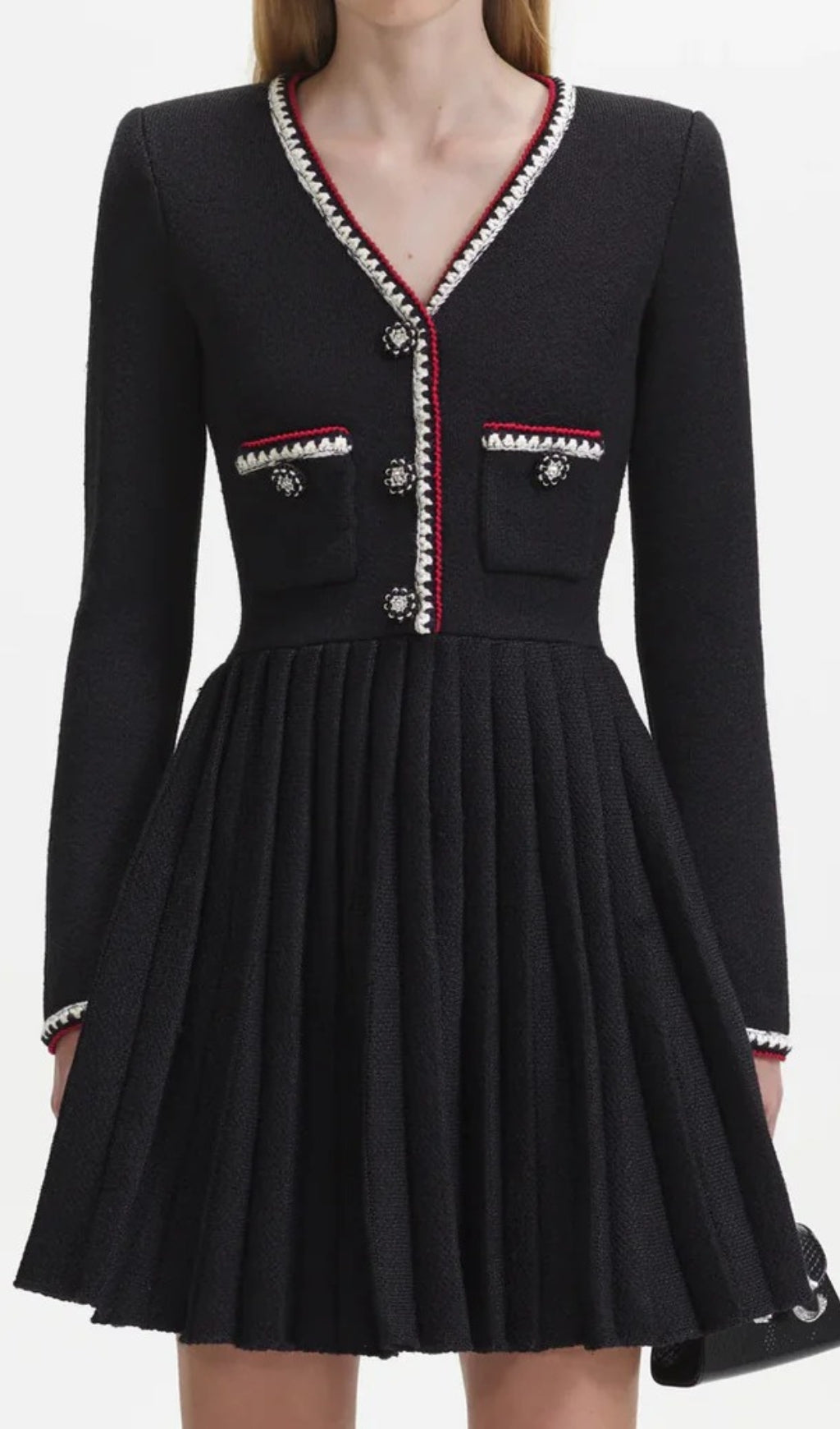 a146b5afa6c938285fe976e28b02686c.jpeg Fashionslee Women Anjolie Black Knit Mini Dress