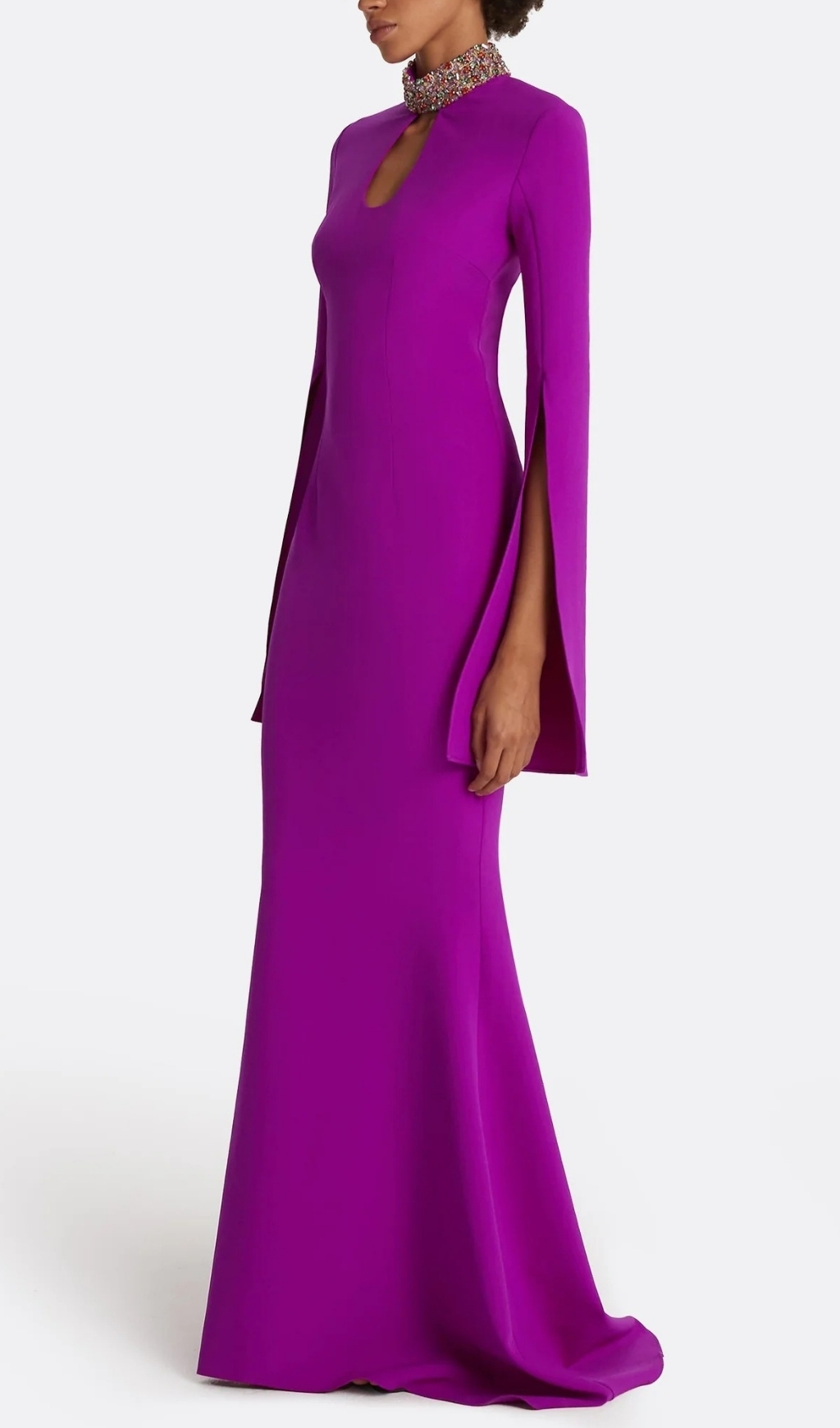 a29309a51fe06d3854dd3977e51621a9.jpg Fashionslee Women Ellema Purple Long Sleeve Embellished Maxi Dress