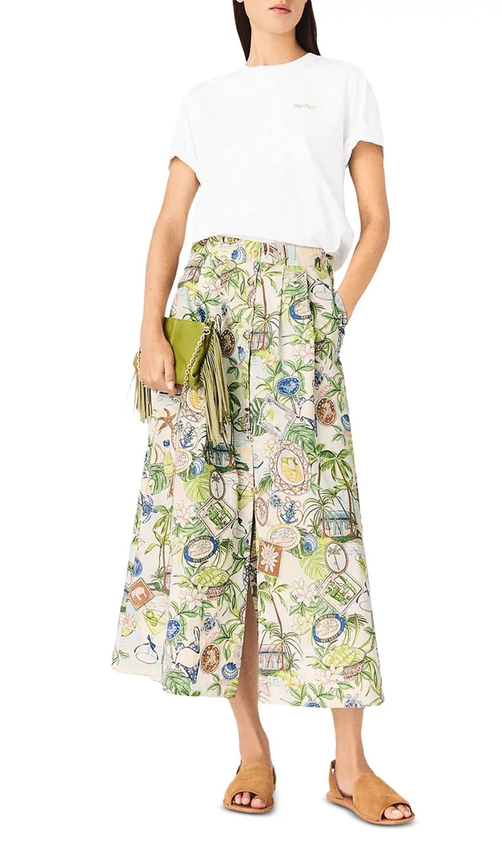 a4b33d3632a294e6c16b7d679e1b653b.jpg Fashionslee Women Printed Maxi Skirt with Shorts