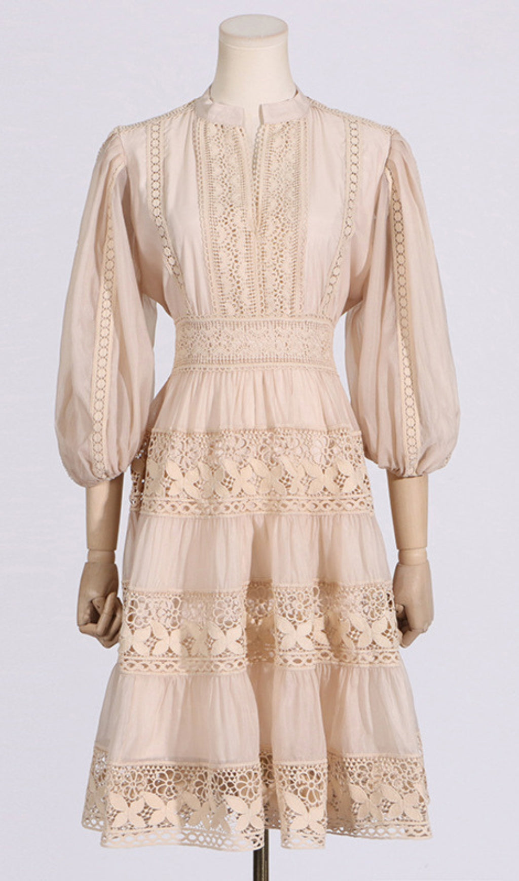 a4caec8dcef866e6f452e335ae47d467.jpeg Fashionslee Women Astrea Puff Sleeve Embroidery Mini Dress