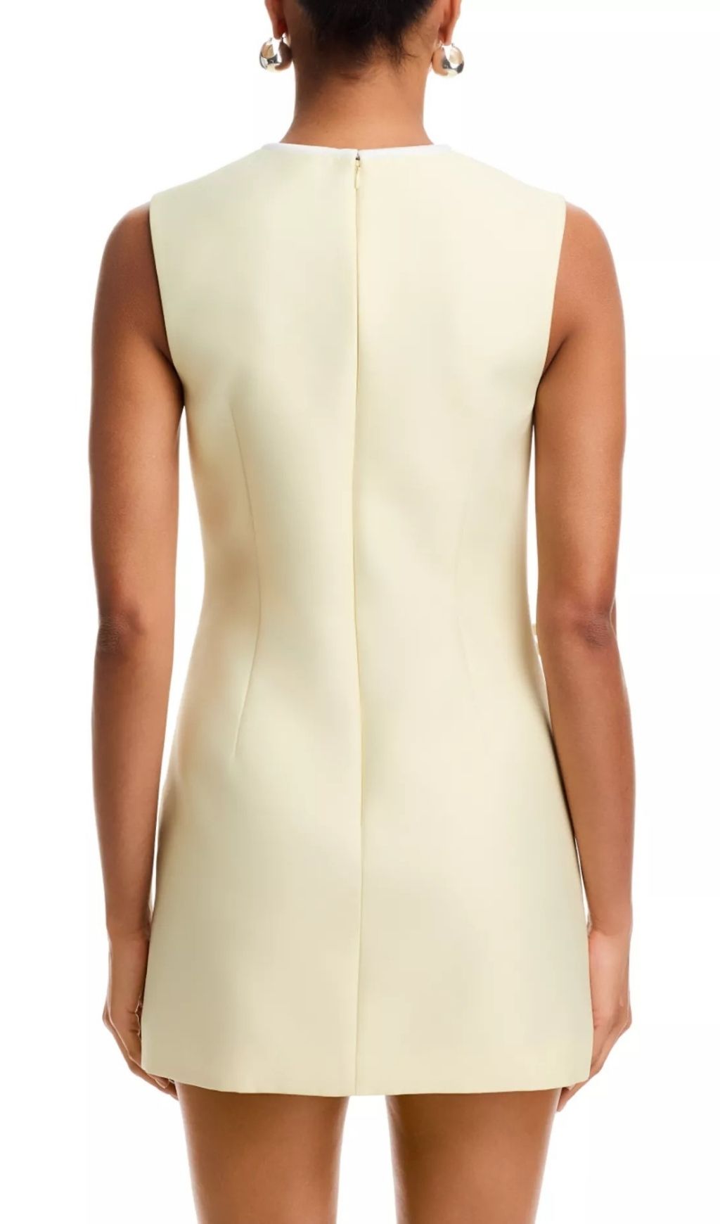 Fashionslee Women Yellow Bow Mini Dress