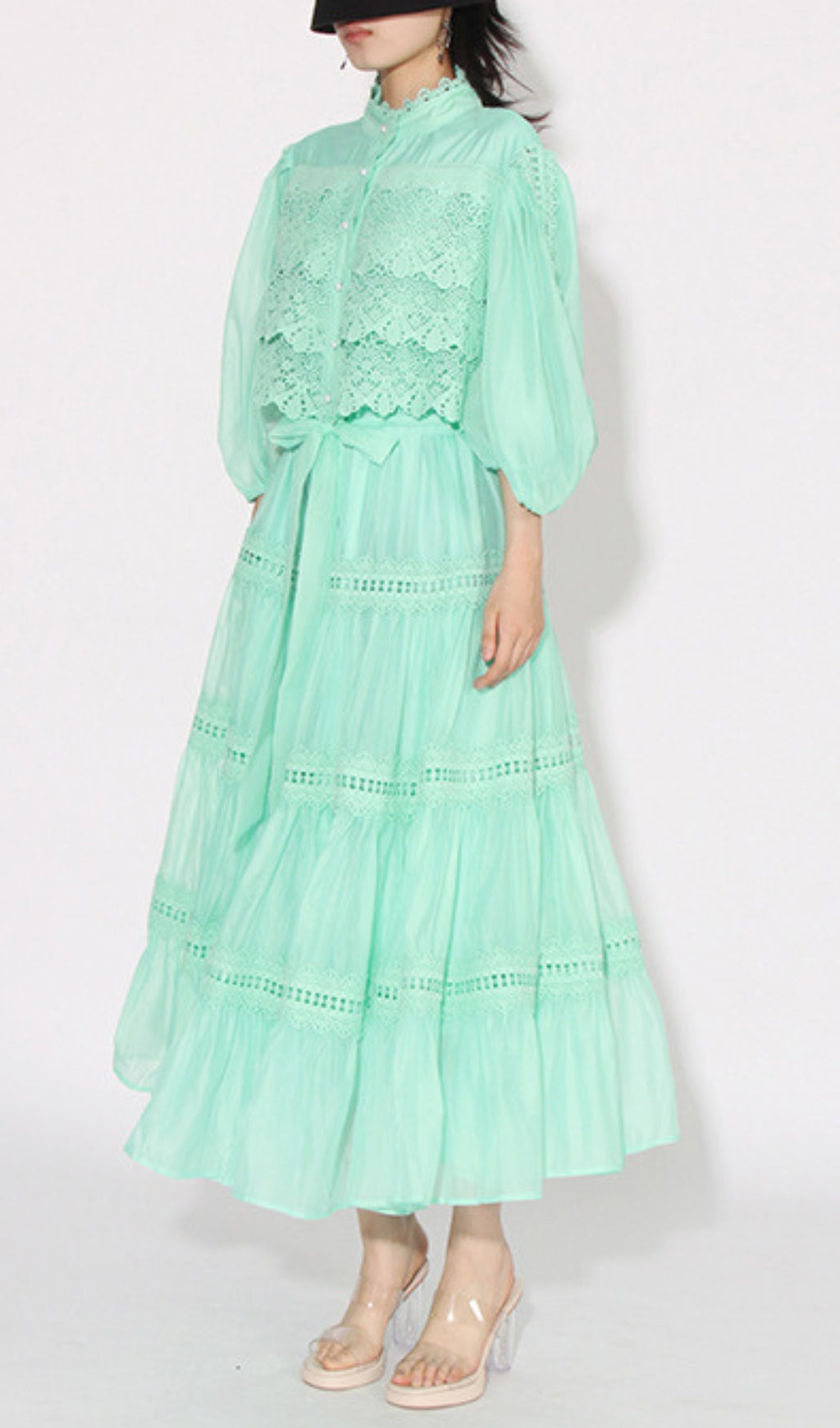 a5df783f4b9f0487a12c3dc42e09a58a.jpeg Fashionslee Women Astrea Puff Sleeve Embroidery Maxi Dress