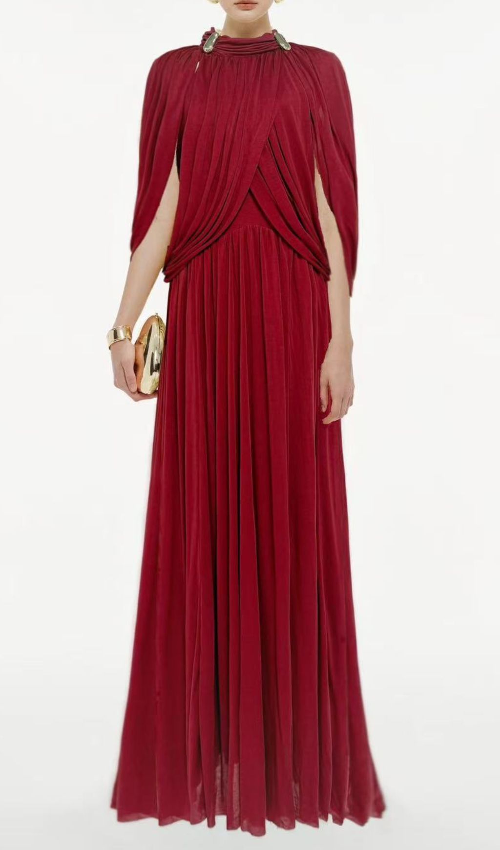 a6326eea5c05541ae9f529c090dbca3f.jpg Fashionslee Women Jodell Pleated Maxi Dress