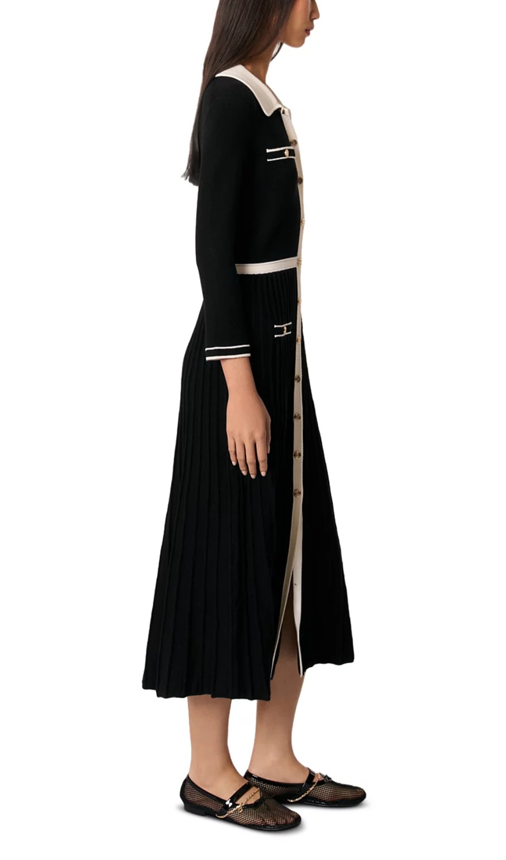 Fashionslee Women Redouane Knit Shirt Dress