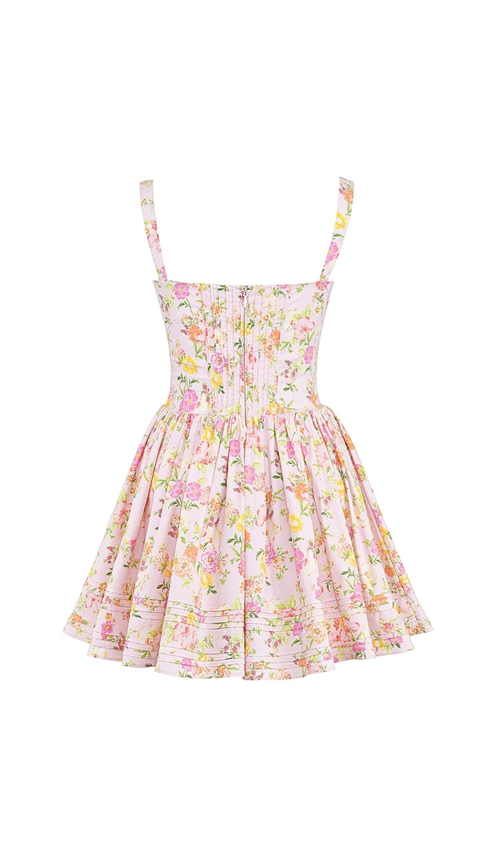 FLORAL AESTHETIC MINI DRESS – VIRAL PRINT - OWNCI FLORAL AESTHETIC MINI DRESS – VIRAL PRINT - OWNCI