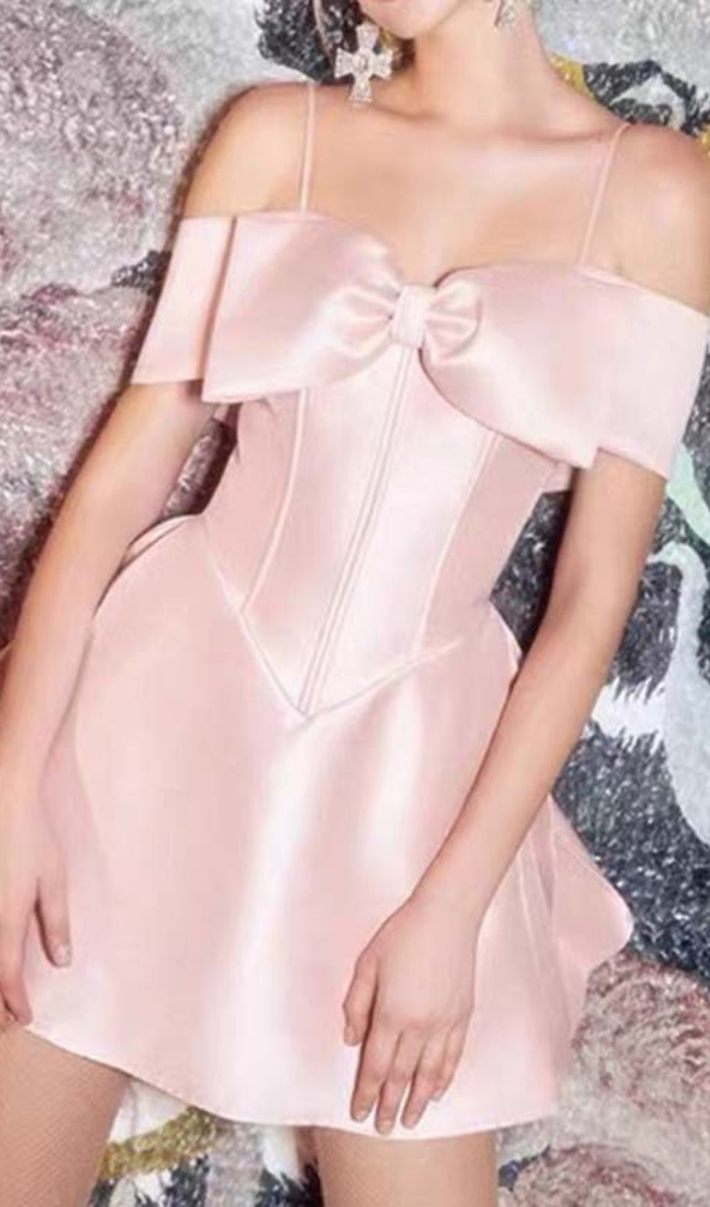 a8fa67e66dbe8ad2dd7743571cc9790a.jpeg Fashionslee Women Agrata Bow Corset Mini Dress