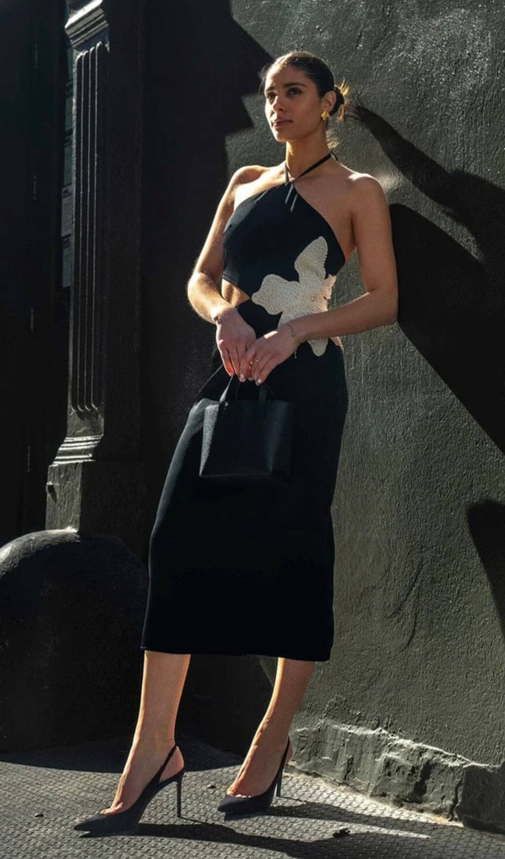 TRENDING FLORAL CUTOUT BANDAGE MIDI DRESS - OWNCI TRENDING FLORAL CUTOUT BANDAGE MIDI DRESS - OWNCI