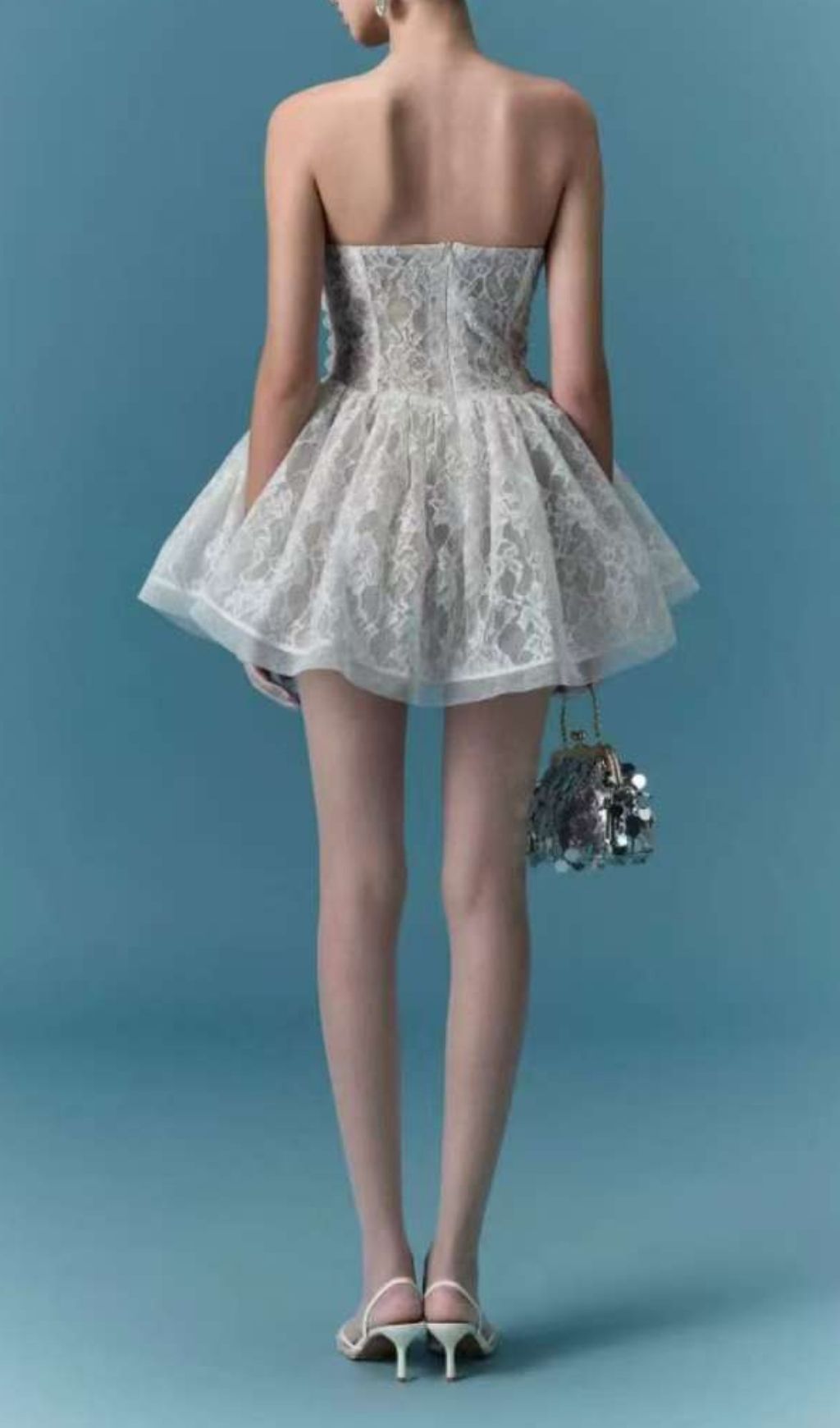 adcfe0540d18de6bc343a8a7451f0c45.jpg Fashionslee Women Lajos Strapless Lace Corset Mini Dress