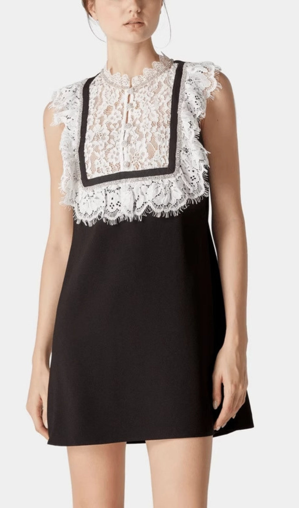 TRENDING BLACK LACE MINI DRESS - OWNCI