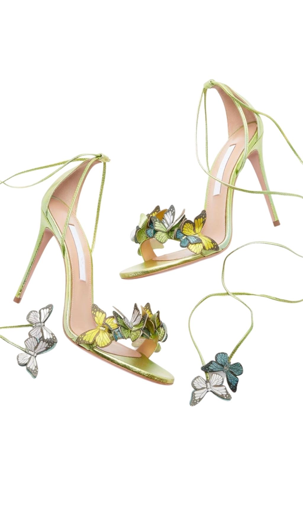 Fashionslee Women Butterfly Stiletto High Heels