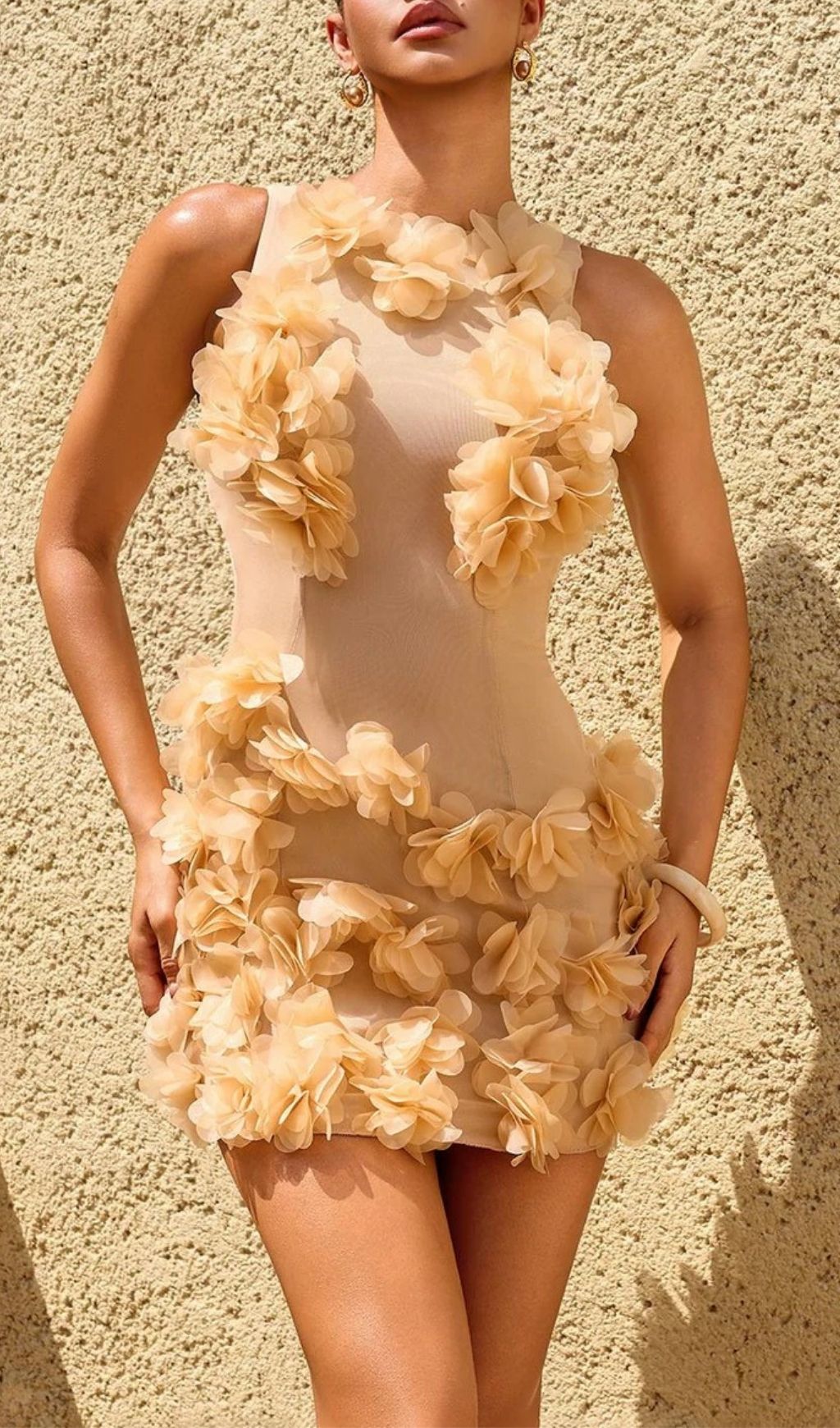 b1ca7ea5d6a160d6614782b37b9c93ad.jpg Fashionslee Women Rhyldor Sleeveless Flower Mini Dress