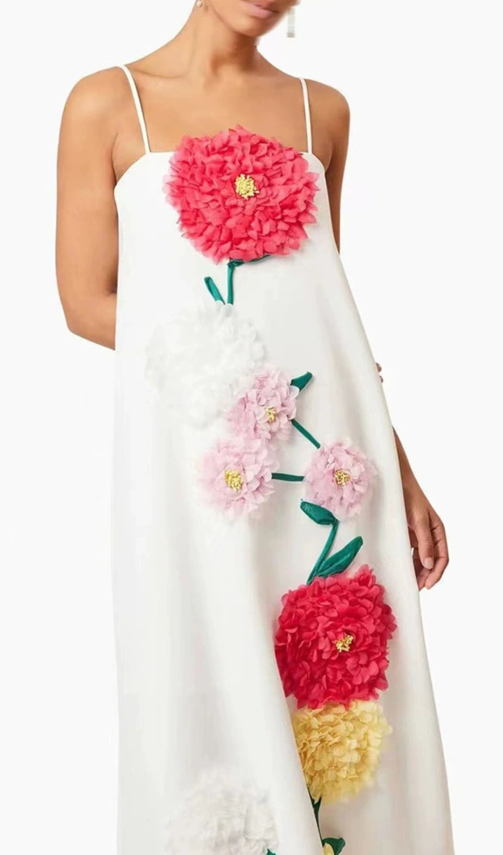b4e17b735009a64eb7f3e8a477952799.jpg Fashionslee Women Erica White Strappy Flower Maxi Dress