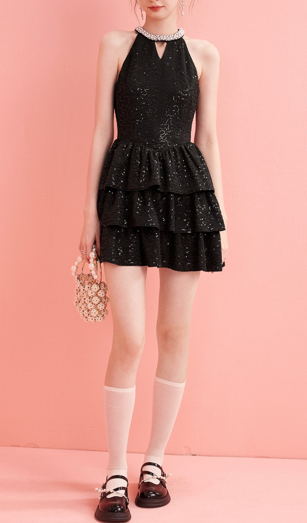 b7bd9ed65126e88e1f317026a605b426.jpeg Fashionslee Women Asteria Sequin Ruffle Mini Dress