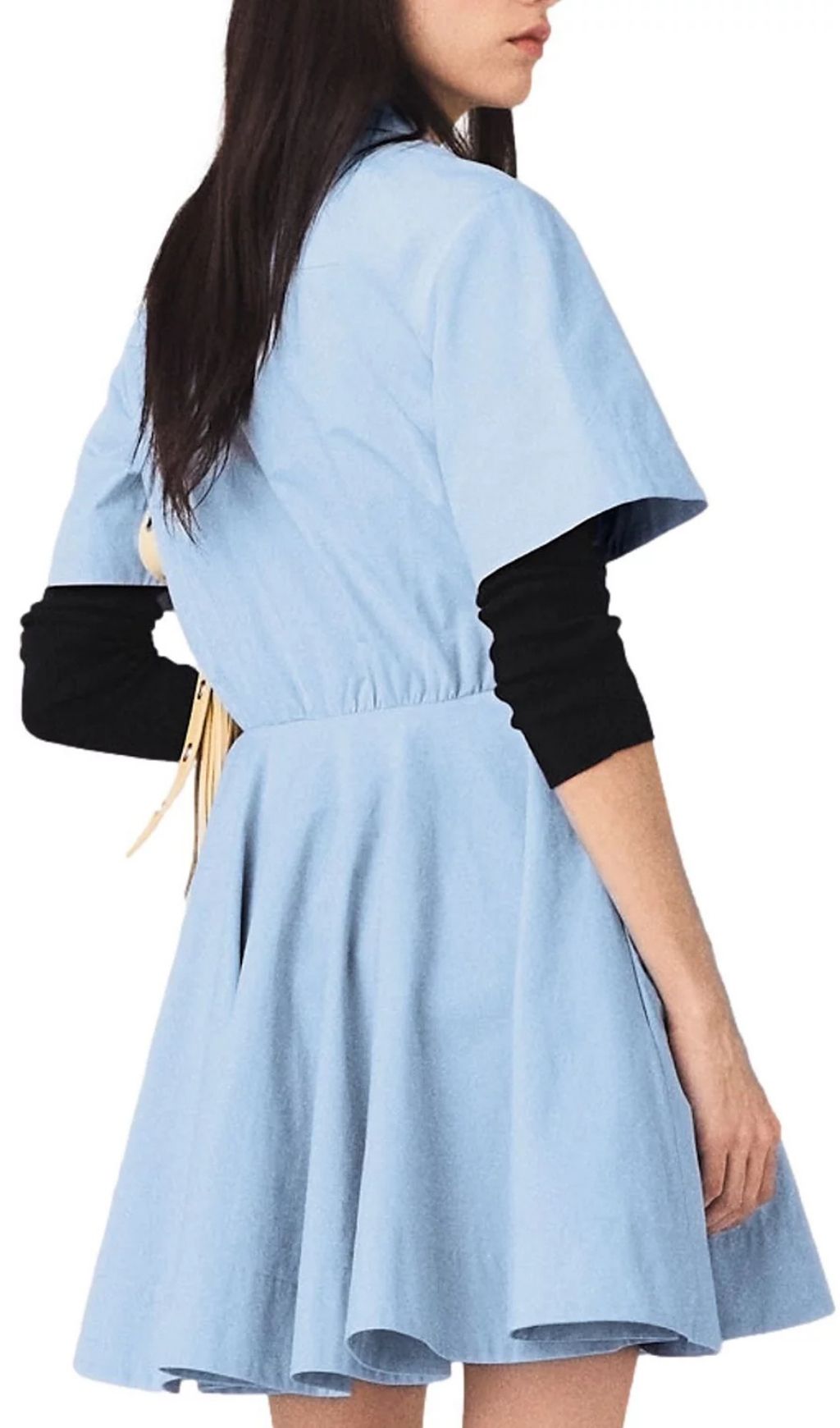 b97940cd3da83f5996f93f5453d058e4.jpg Fashionslee Women Flared Shirt Dress