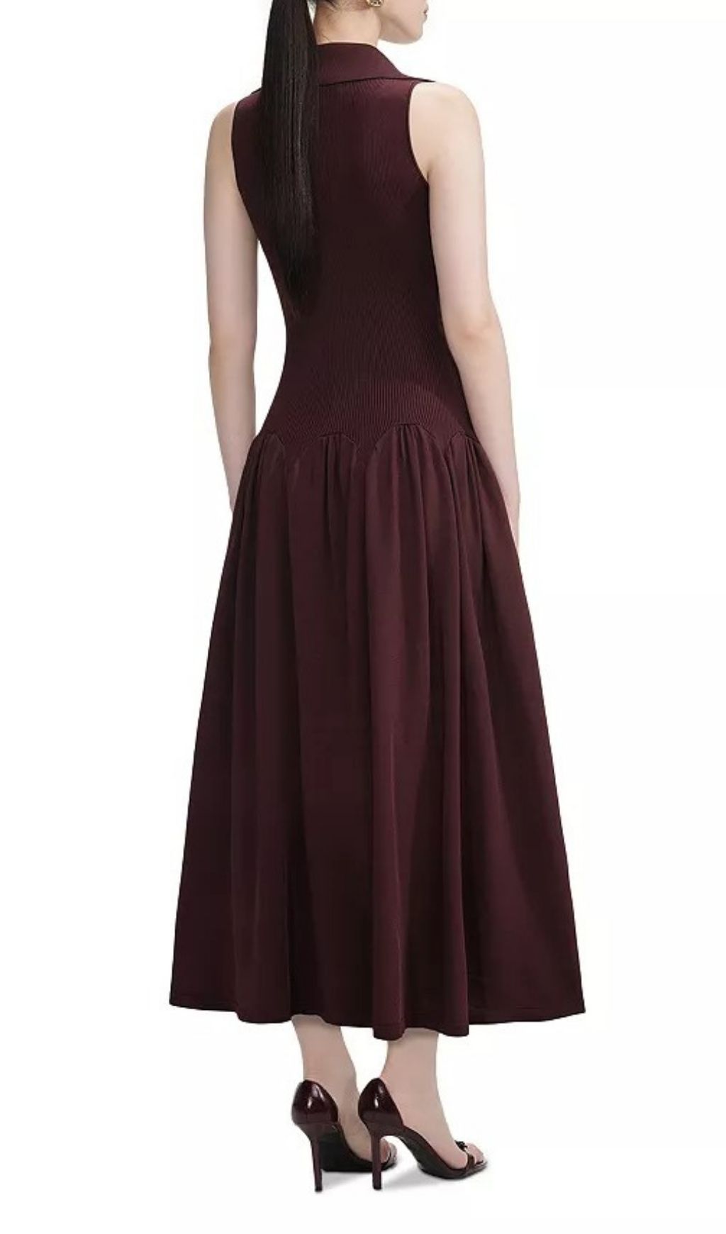 Fashionslee Women Ribbed Midi Dress