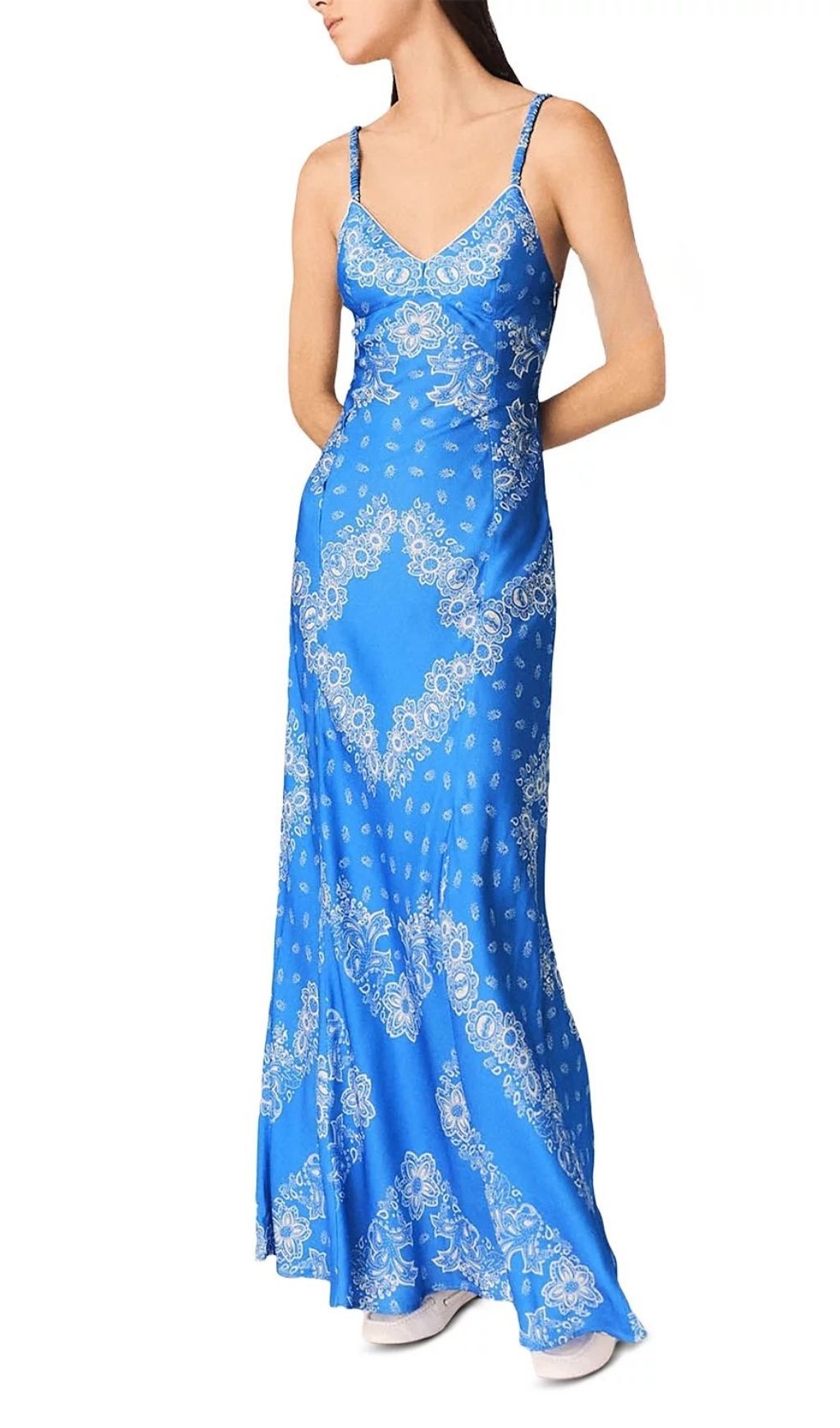 Fashionslee Women Patterned Maxi Dress