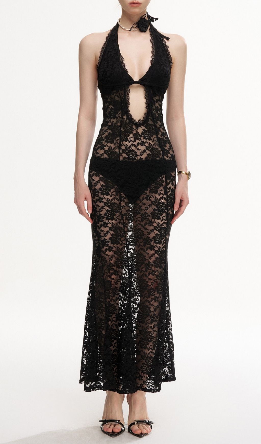 bd4088f3bd7e13691d6fac5f4ff761ed.jpg Fashionslee Women Larue Black Lace Bikini Three-Piece Set