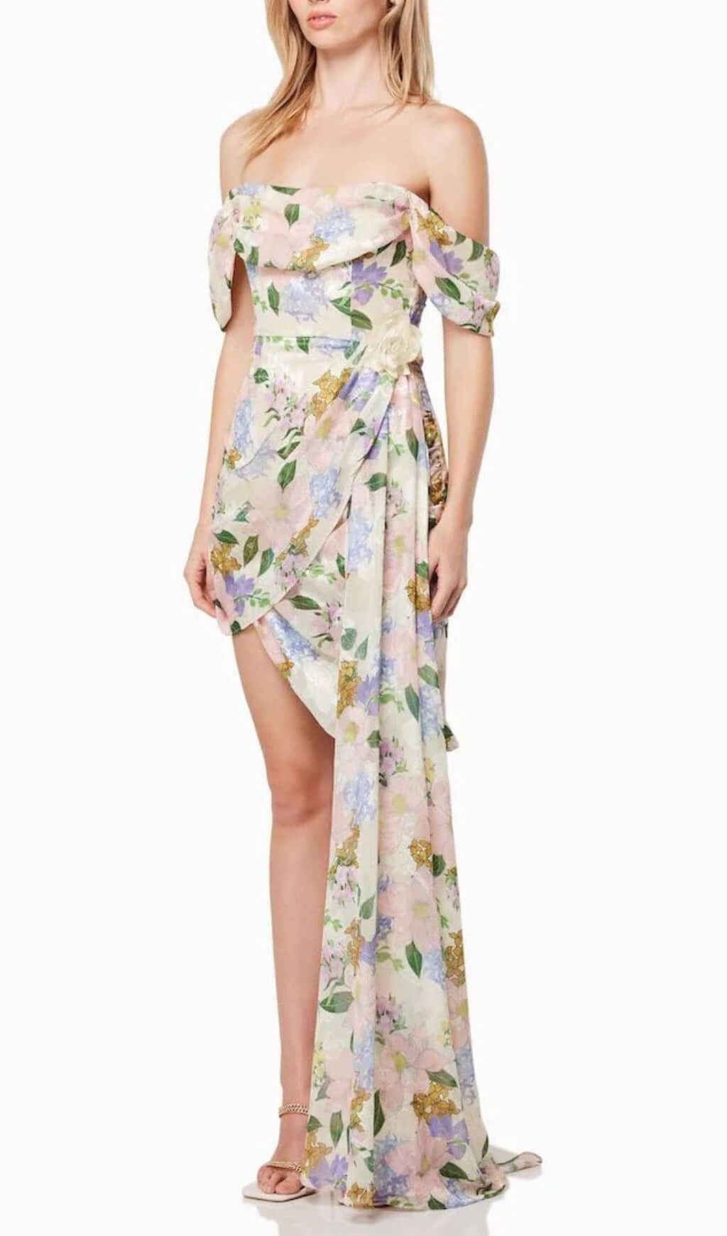 AESTHETIC OFF-SHOULDER FLORAL MINI DRESS - OWNCI AESTHETIC OFF-SHOULDER FLORAL MINI DRESS - OWNCI