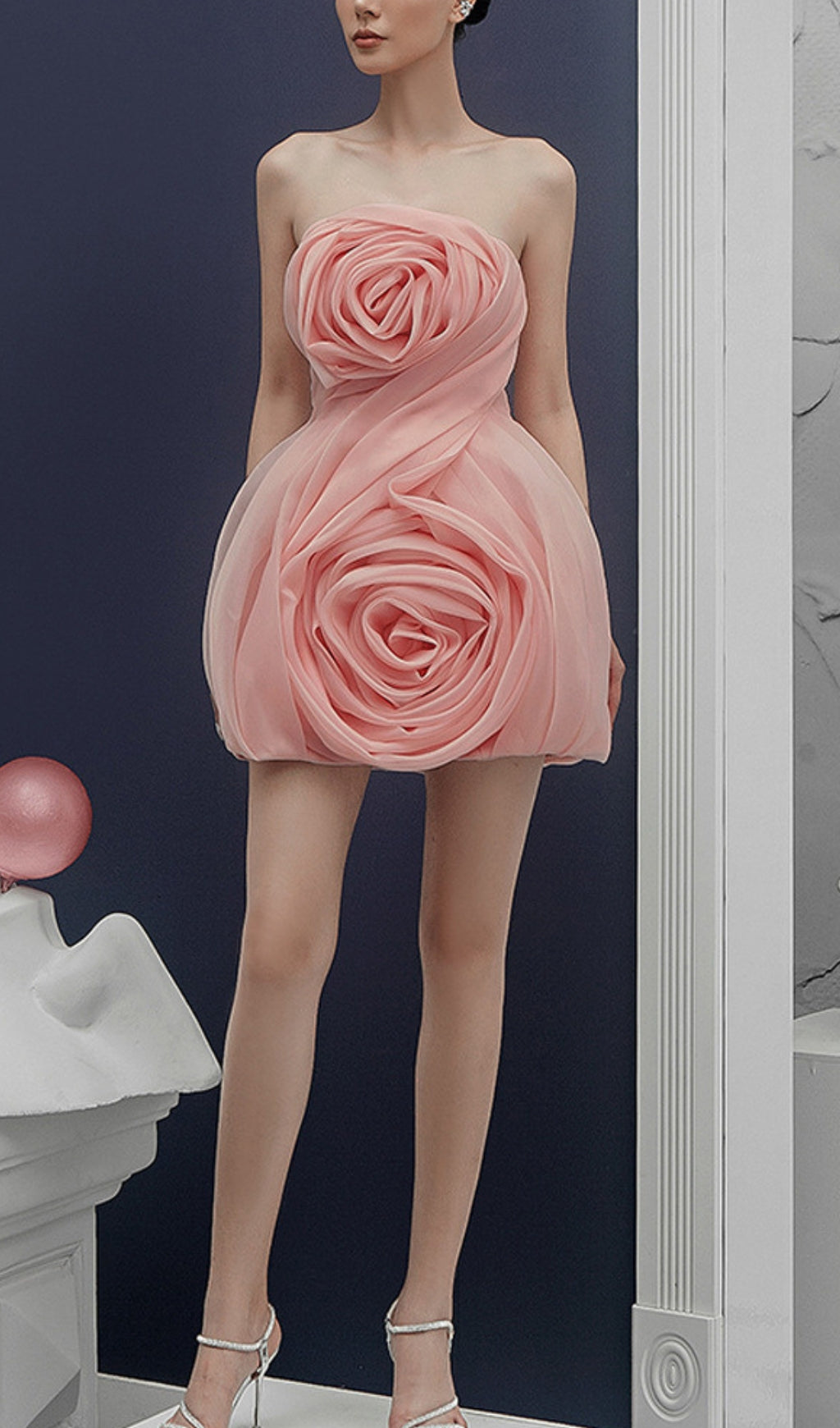 Fashionslee Women Andromache Flower Mini Dress